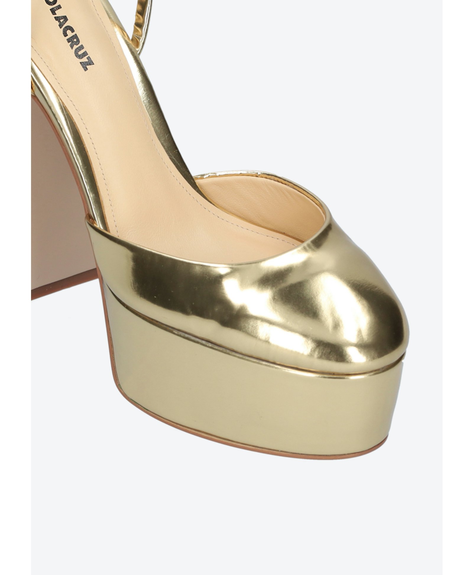 MOVE in Gold made by Lola Cruz Shoes
