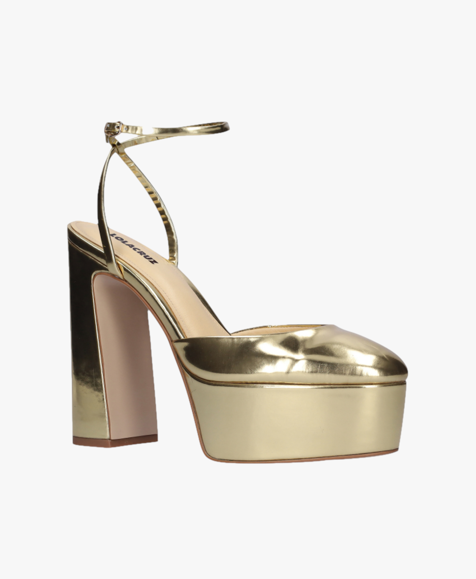 MOVE in Gold made by Lola Cruz Shoes