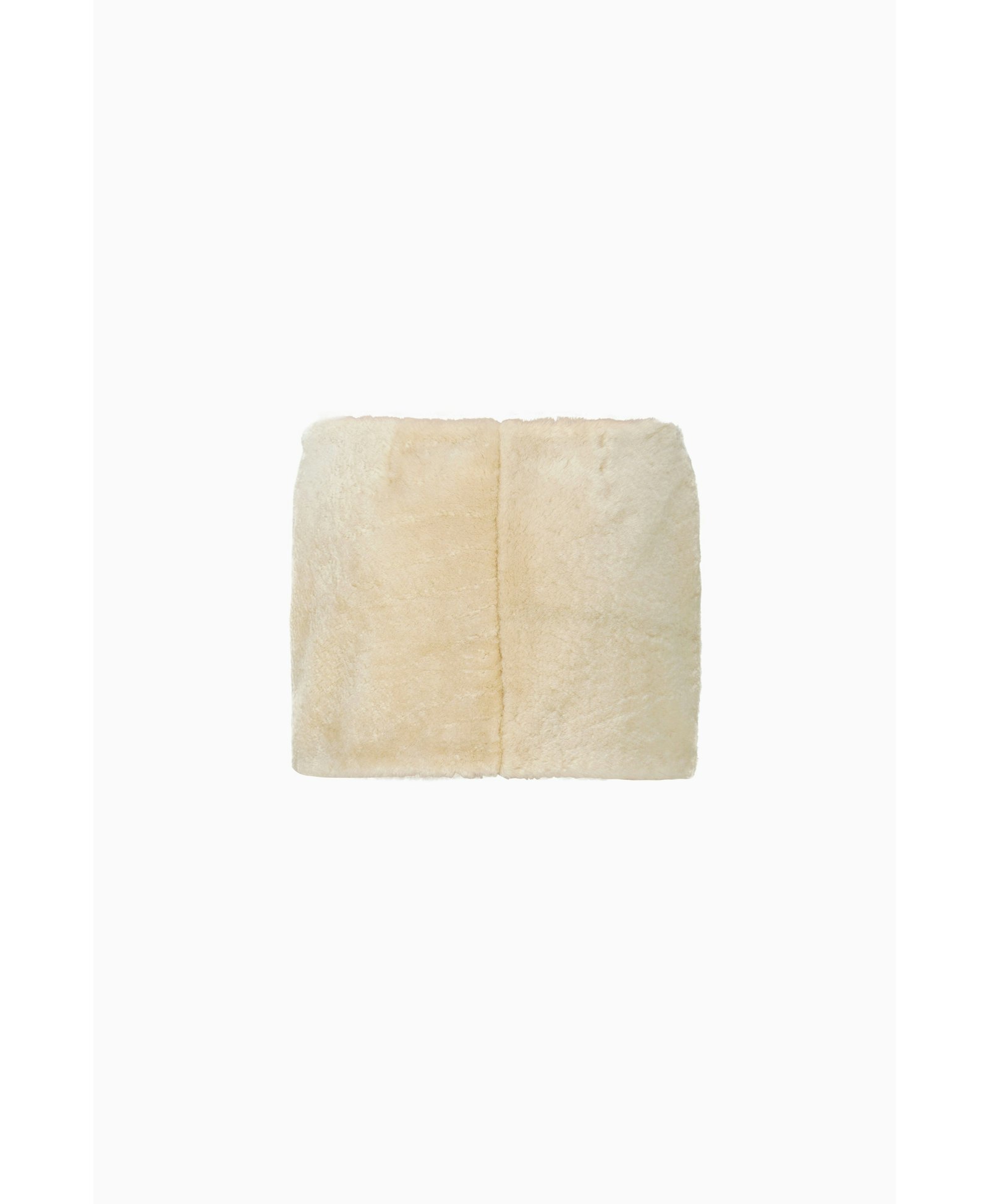 Shearling Mini Skirt made by Szabo Sihag