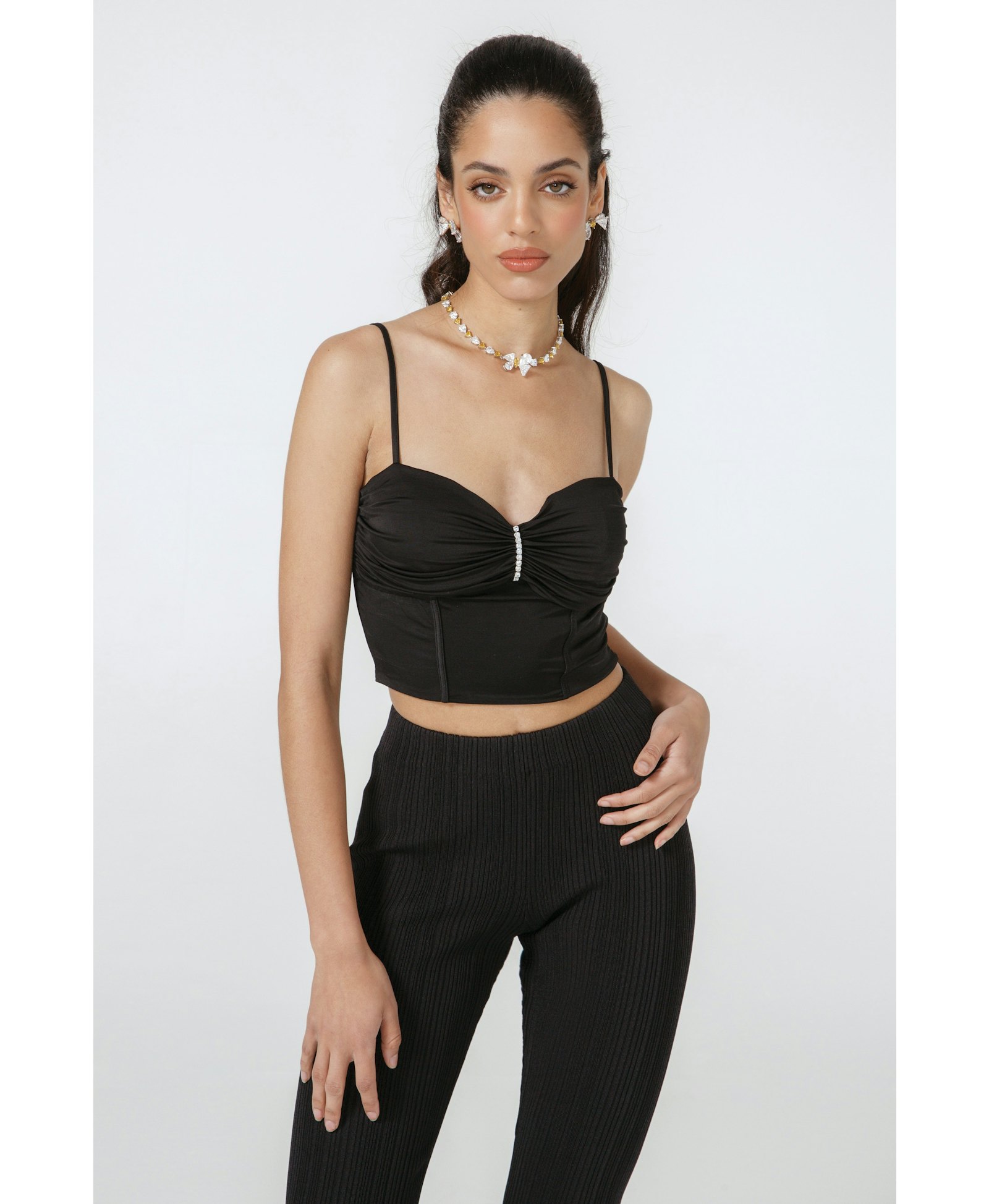 Sheila Top (Black) (Final Sale) in Black made by Nana Jacqueline