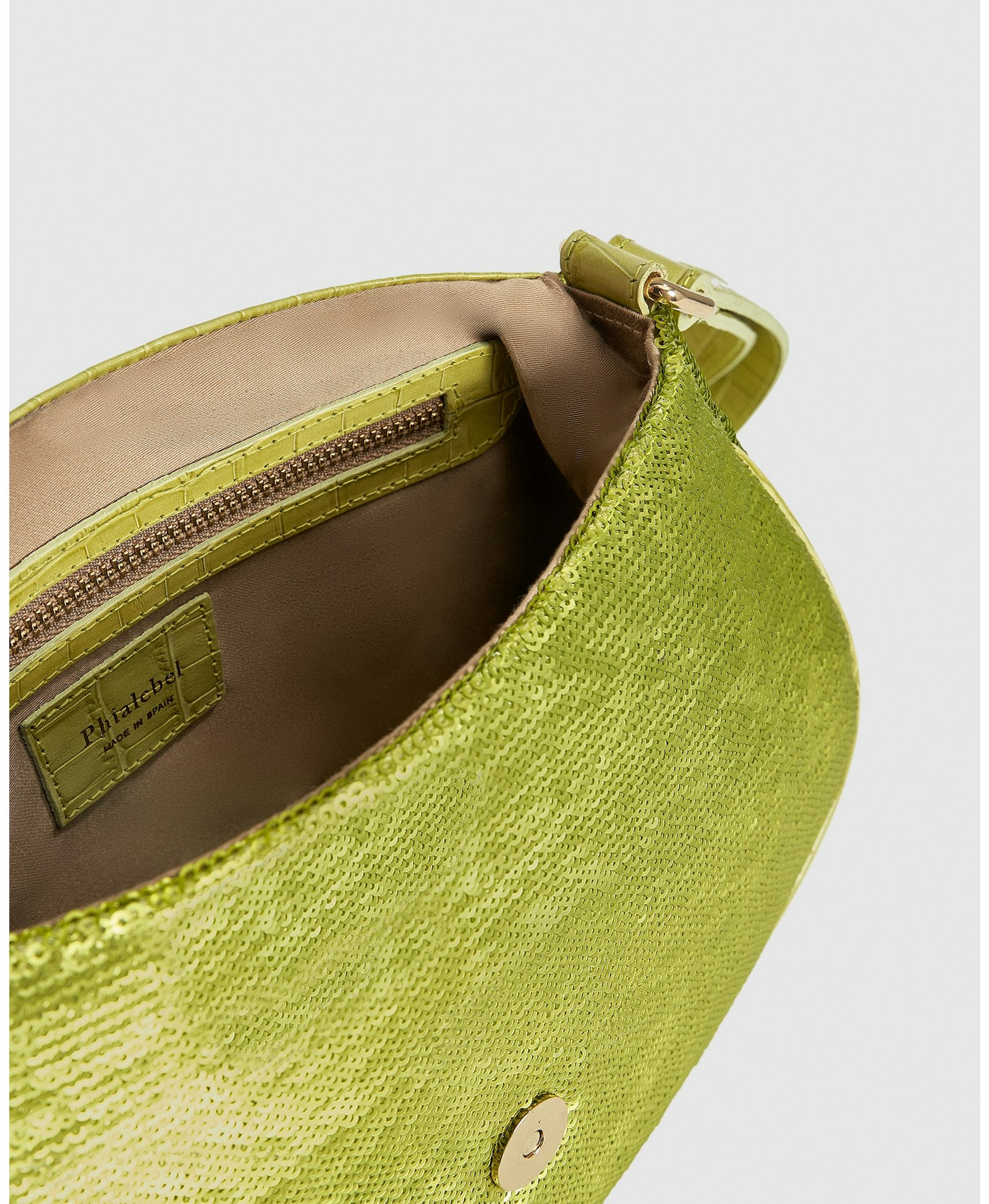 Paula sequins green made by Phialebel