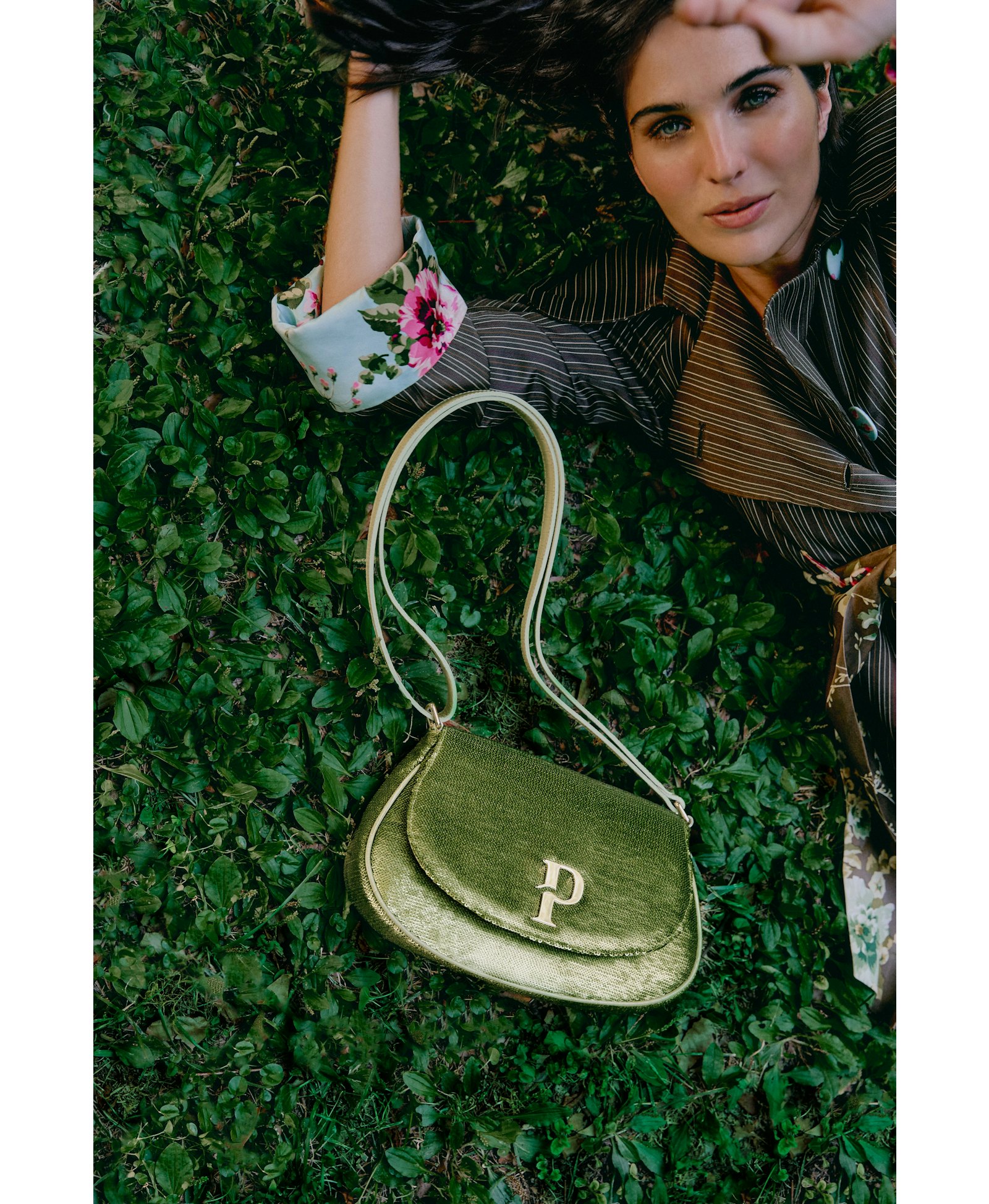 Paula sequins green made by Phialebel