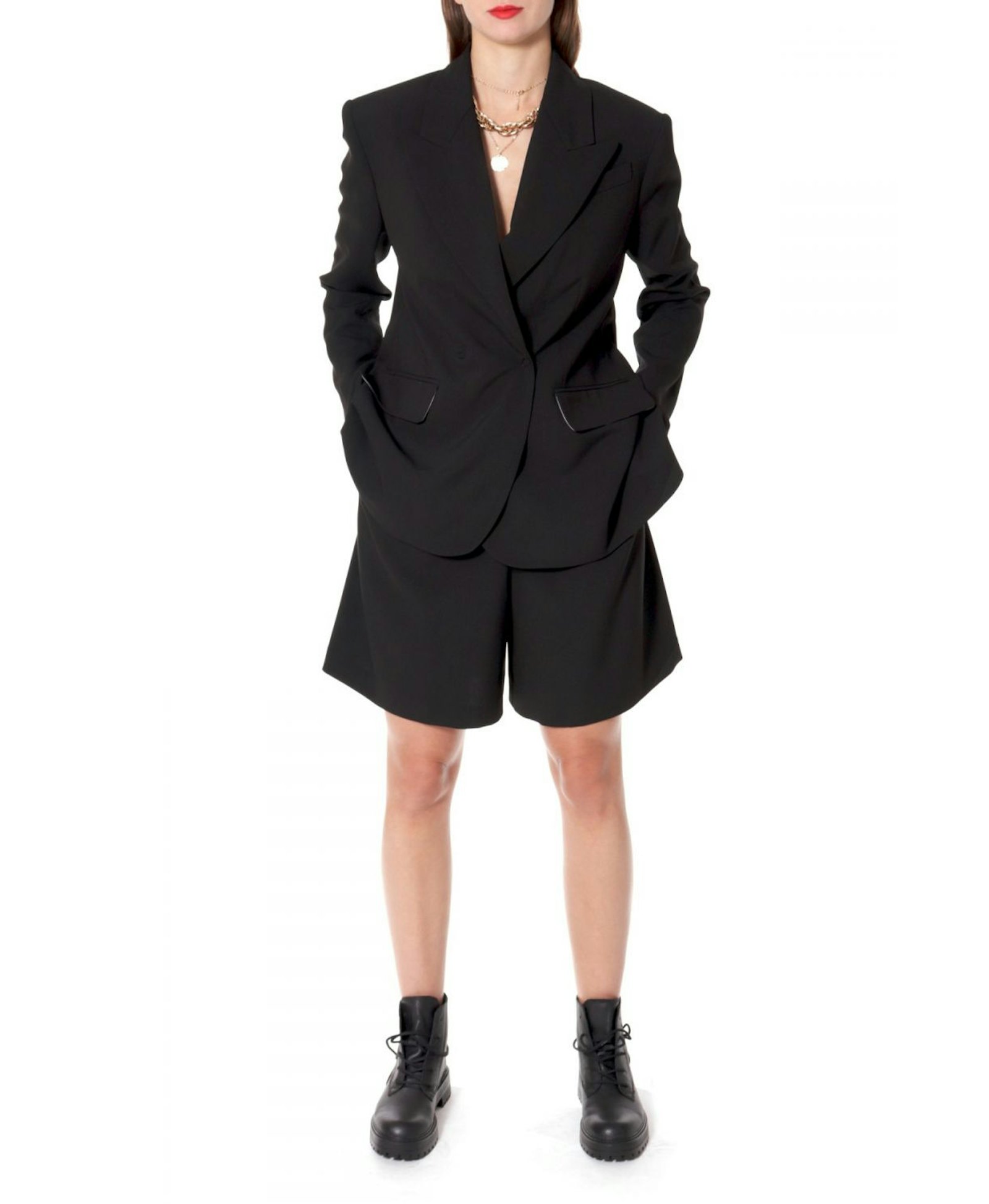 Blazer Ramona Neutral Black in Black made by HALEWSKI