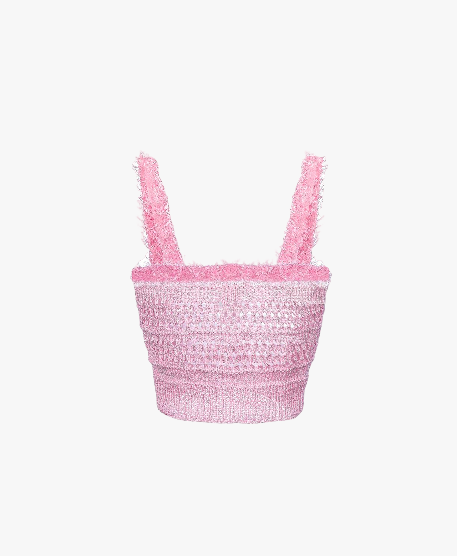Baby Pink Handmade Knit Top made by ANDREEVA