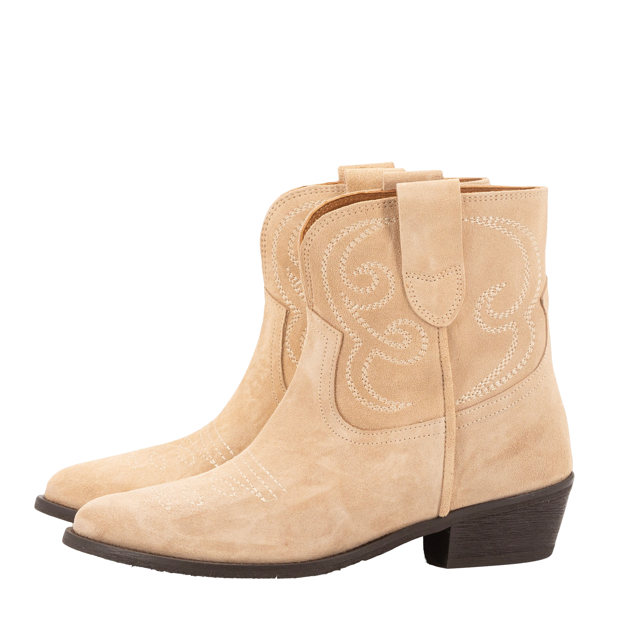 Shop Toral Puja Sand Ankle Boots In Beige