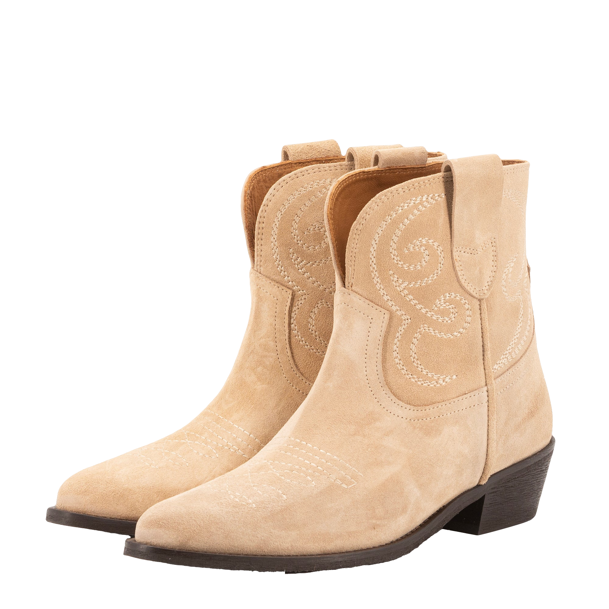 Toral Puja Sand Ankle Boots In Beige