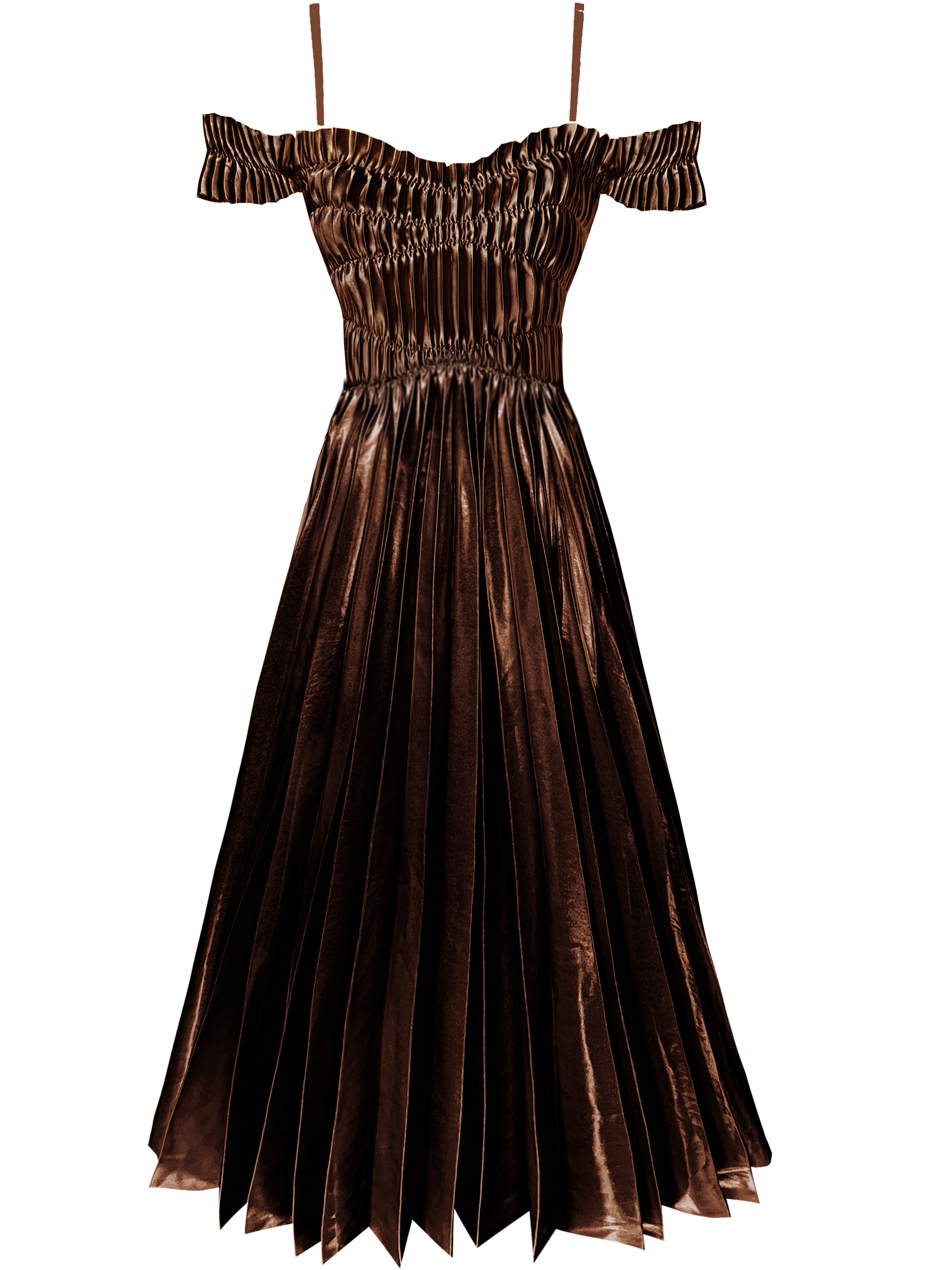 Shop Georgia Hardinge Siren Dress In Brown