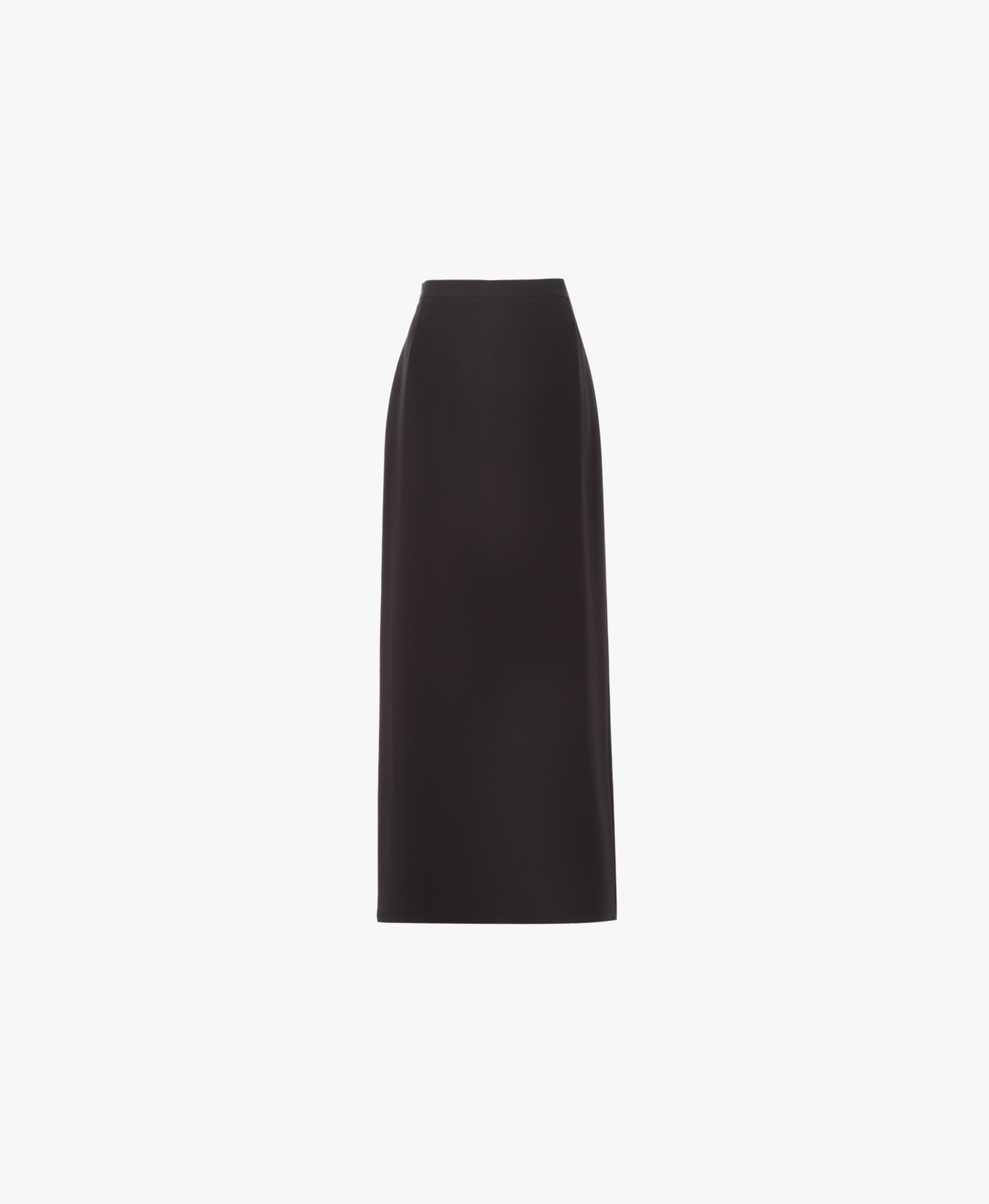 Long straight cut silk skirt - Black made by MORACÉE