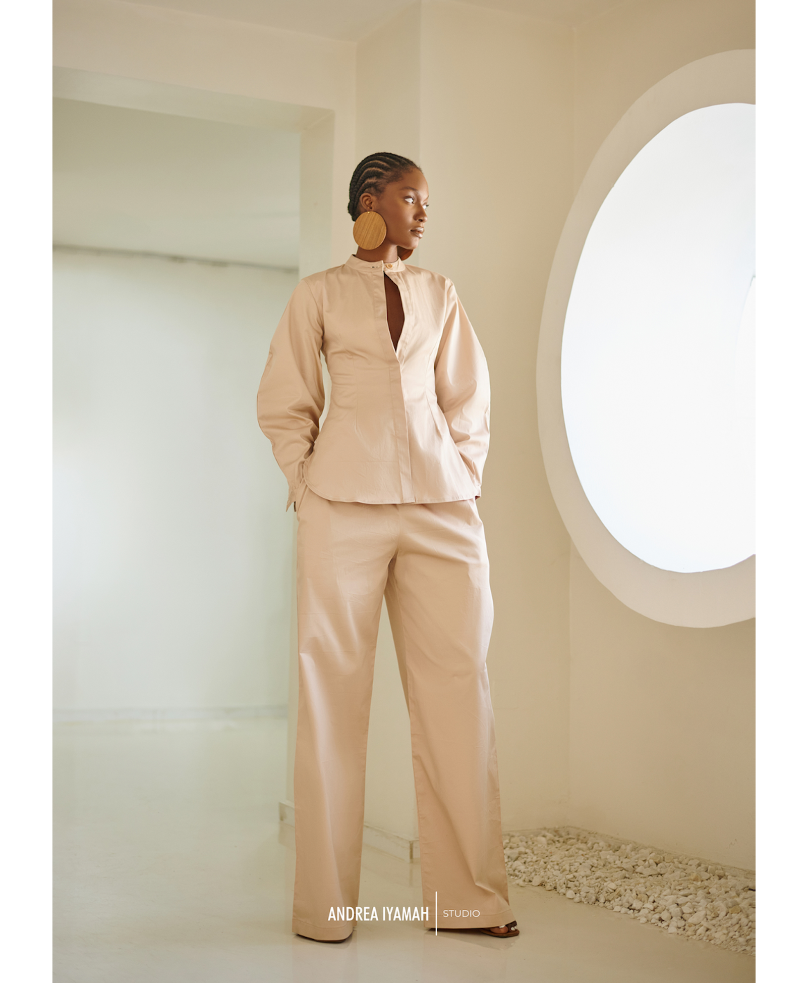 ECKO STRAIGHT LEG PANTS made by Andrea Iyamah