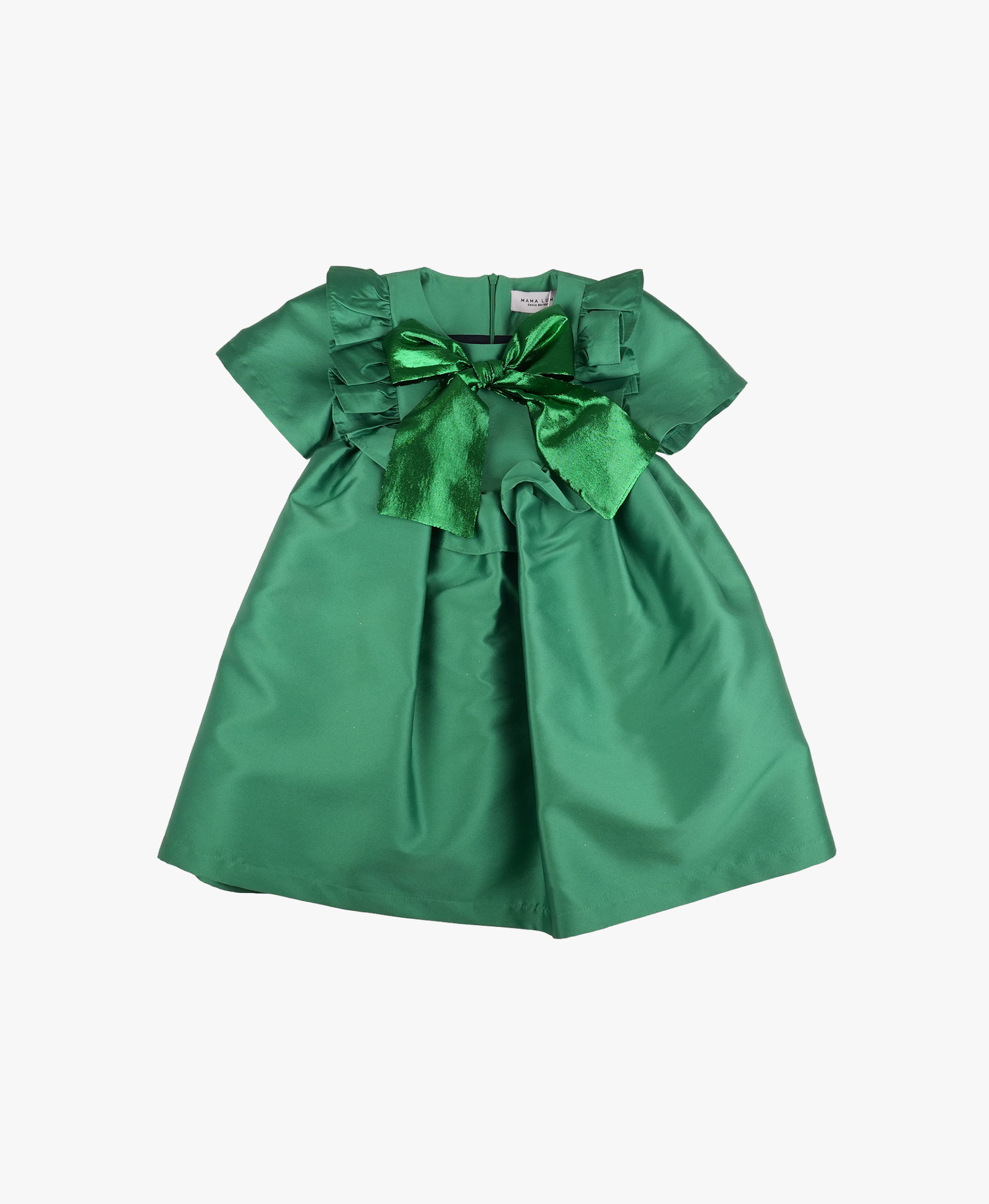Jacquard Bow Dress made by Mama Luma