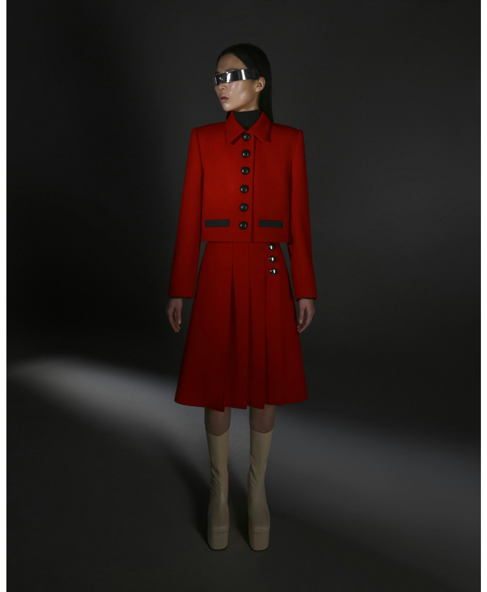 SINGLE-BREASTED JACKET made by KEBURIA