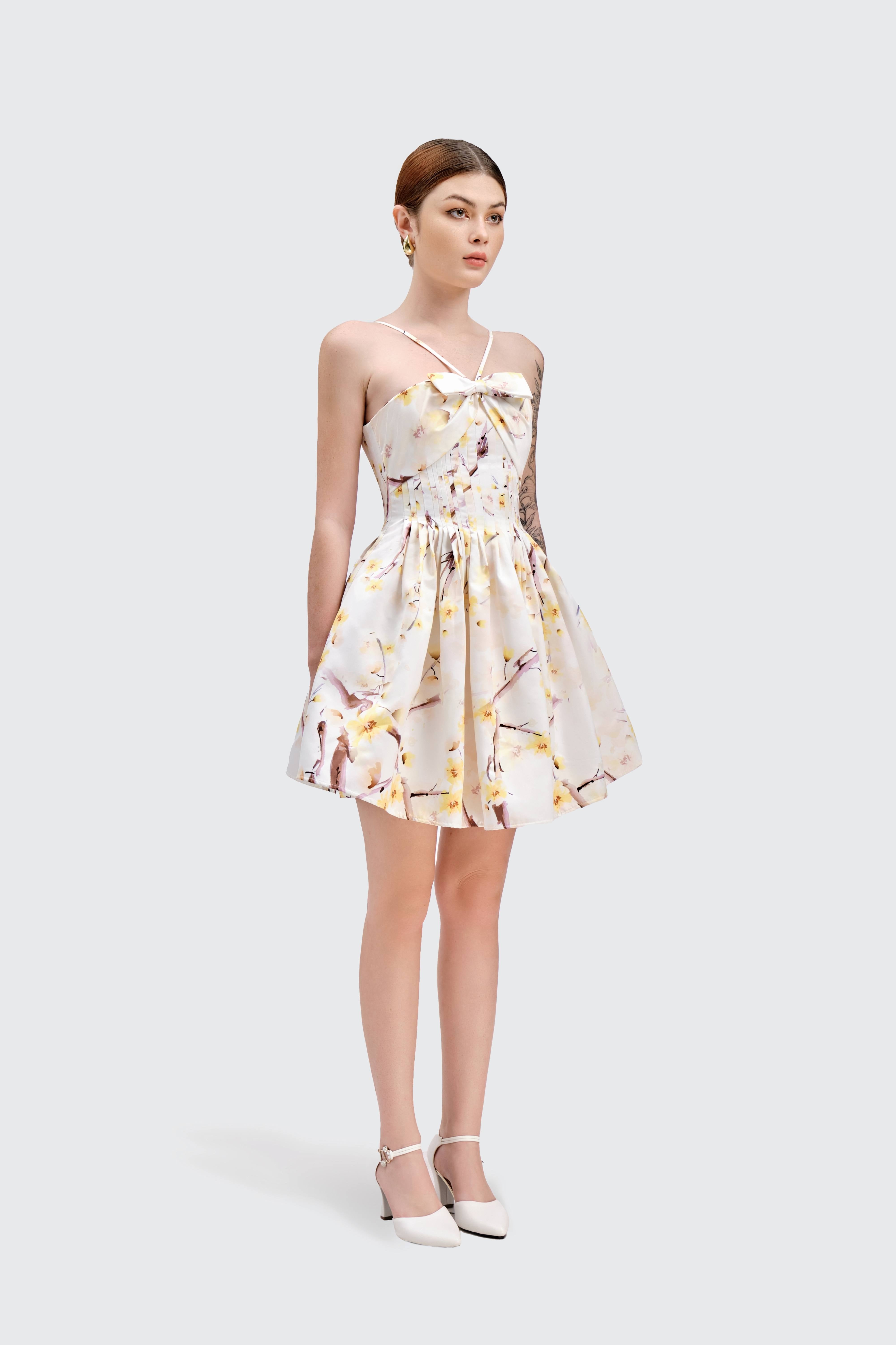 Shop Justin Tong Denny Mini Dress