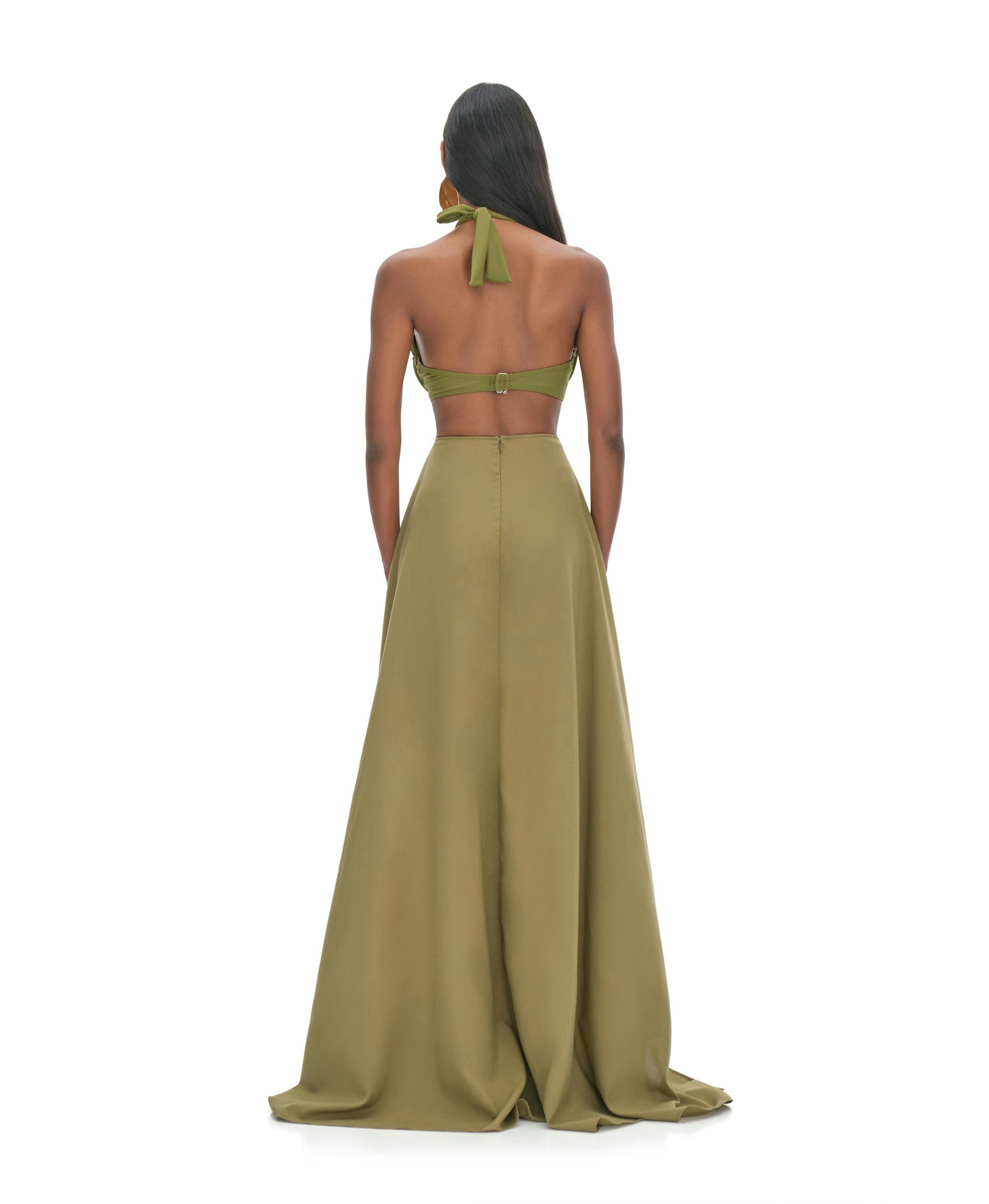 THEMA GREEN PANTS made by Andrea Iyamah
