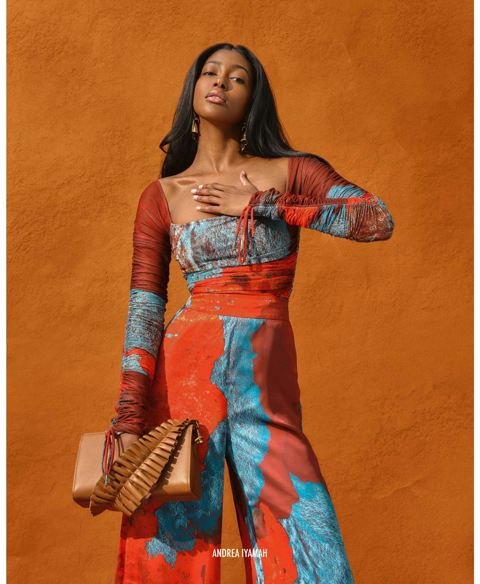 PARO MESH BODYSUIT made by Andrea Iyamah