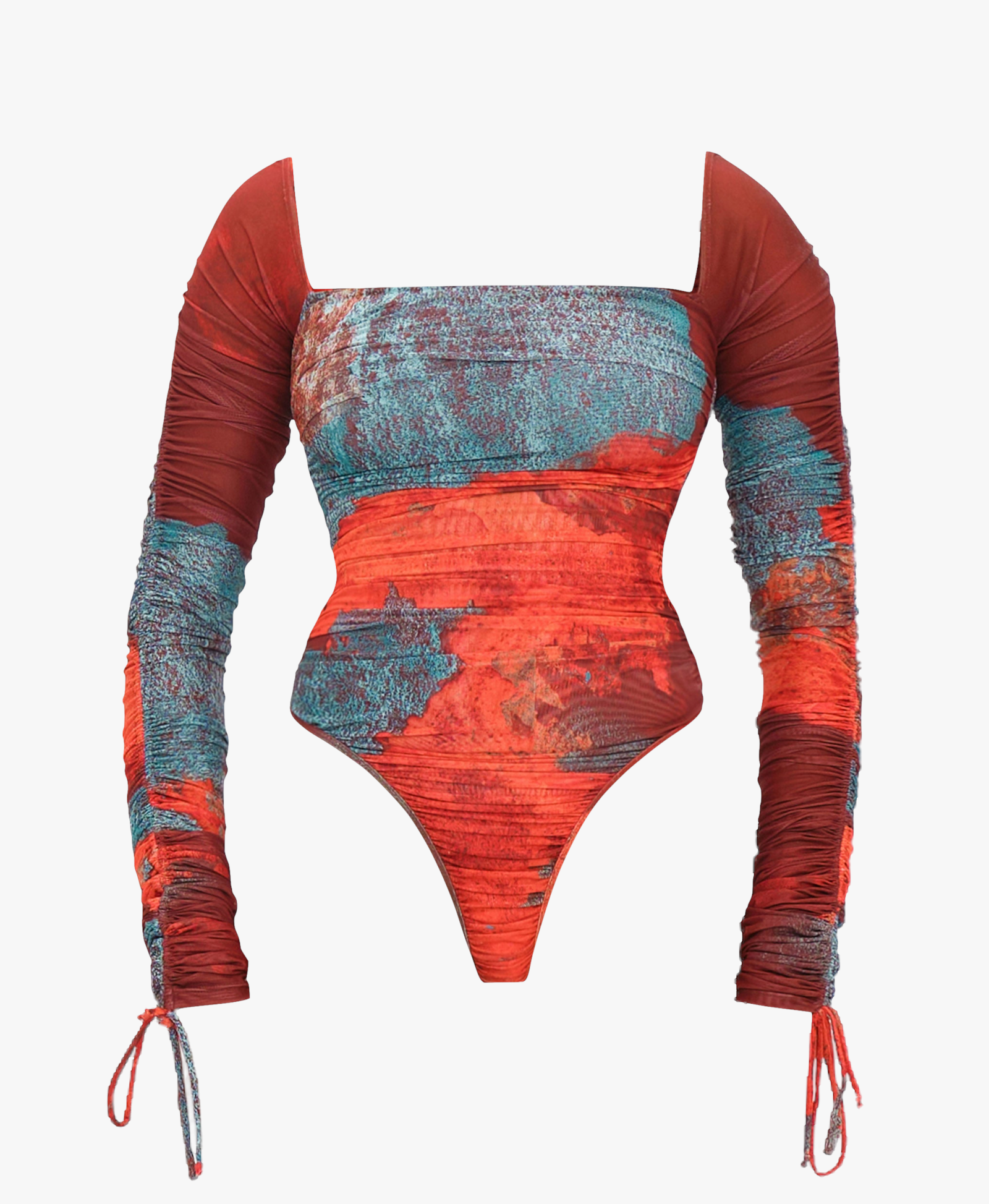 PARO MESH BODYSUIT made by Andrea Iyamah