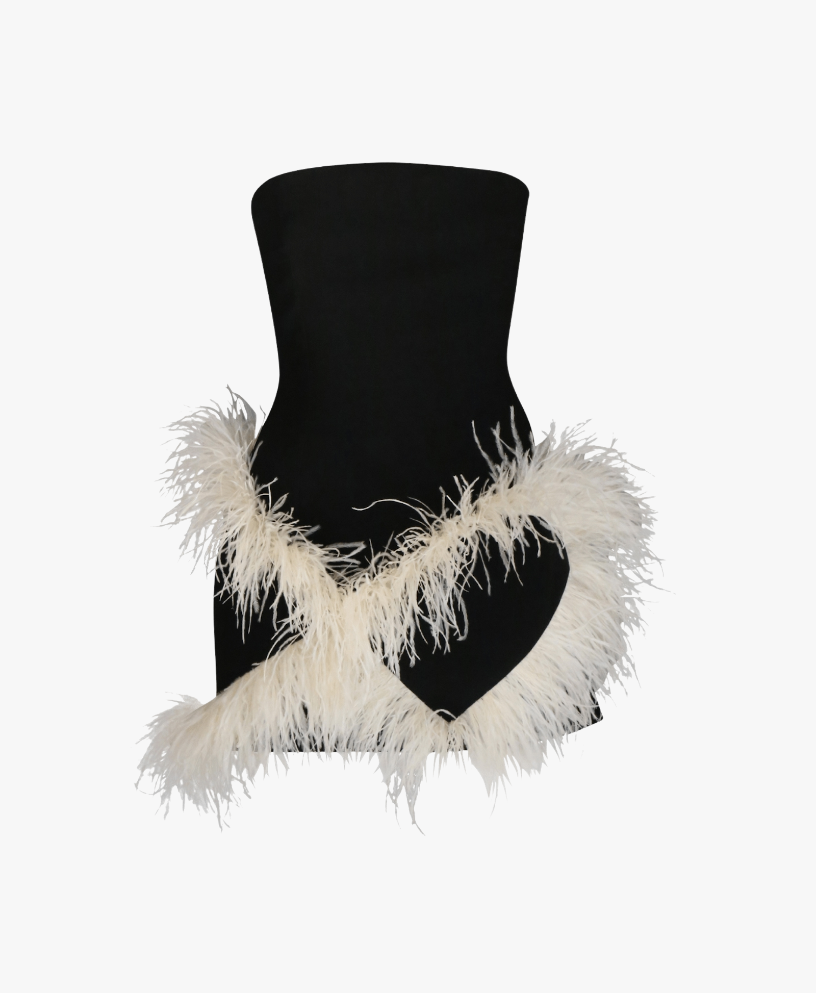 PENDA Mini Dress With Feathers made by MAET