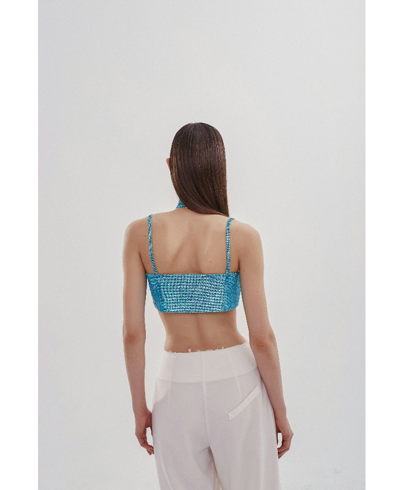 Charlotte Top Aquamarine Blue made by NUÉ