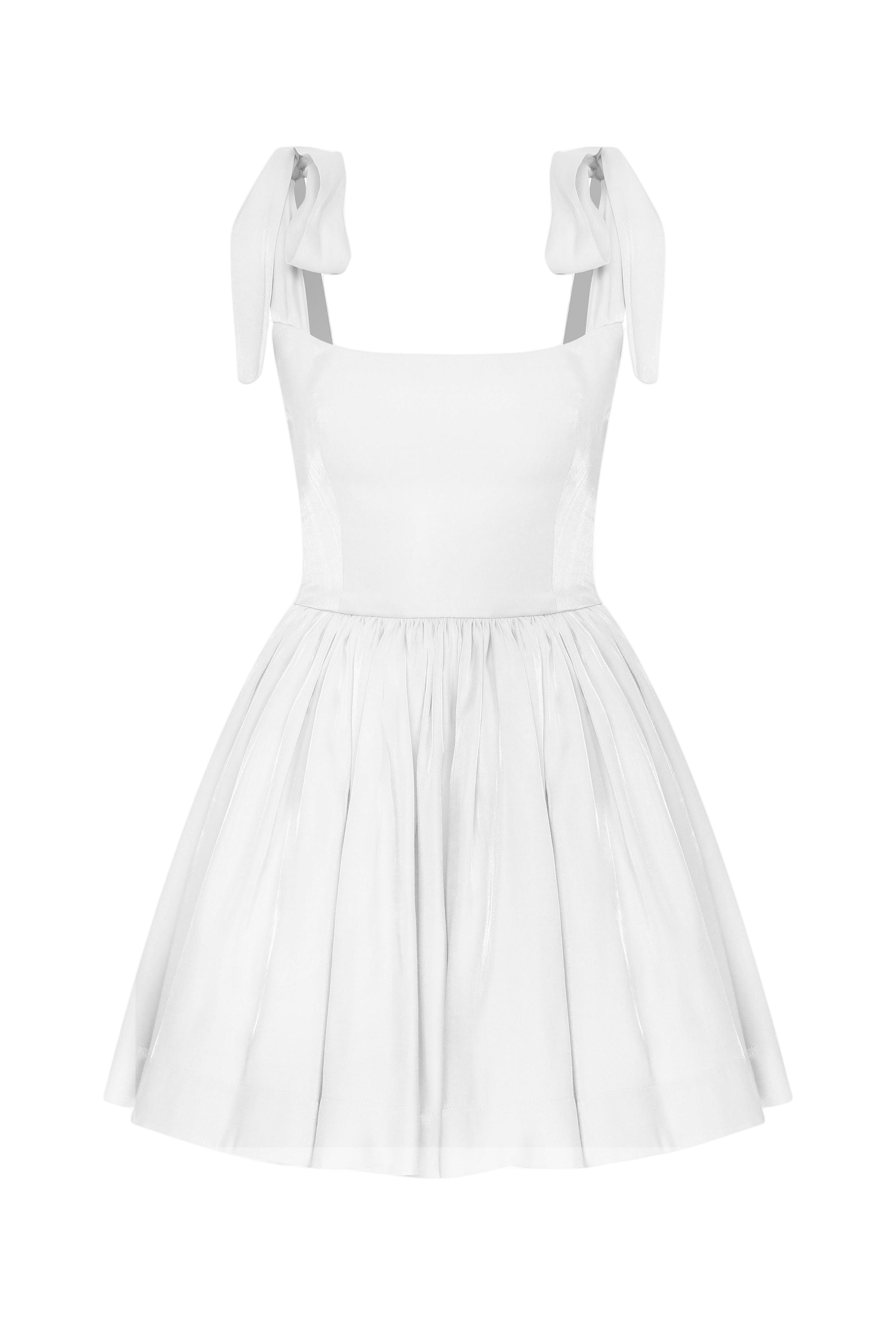 Nazli Ceren Sibby Dress In White