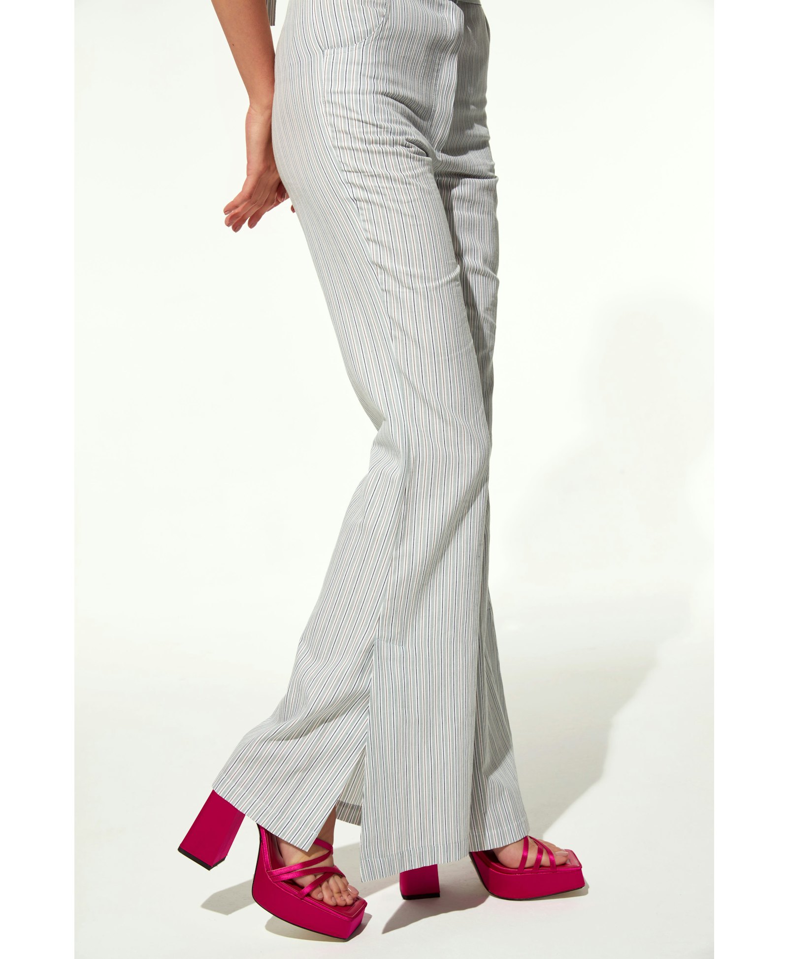 Doxy Flared Cotton Trousers made by Nazli Ceren