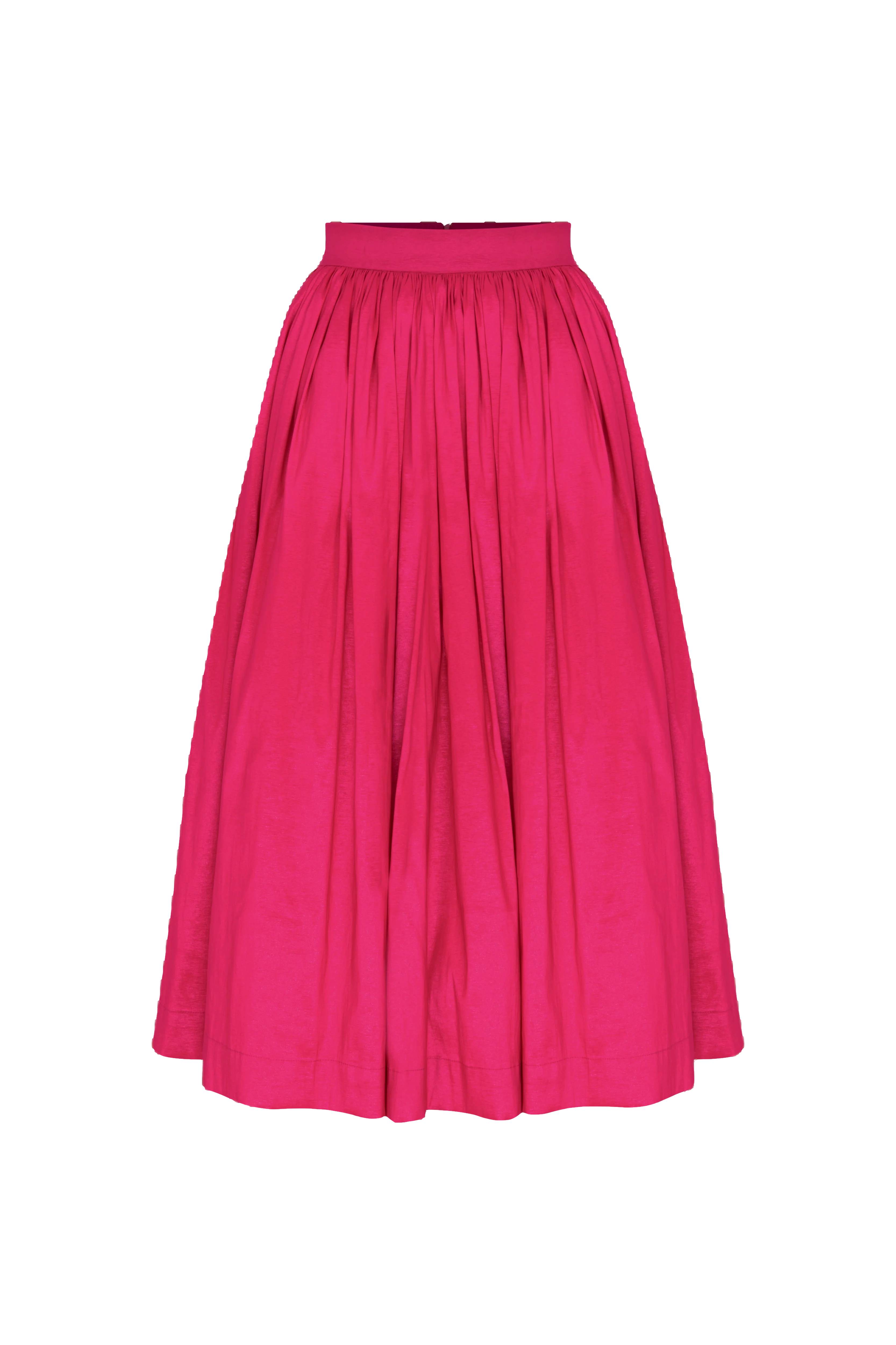 Nazli Ceren Lou Lou Midi Skirt In Pink