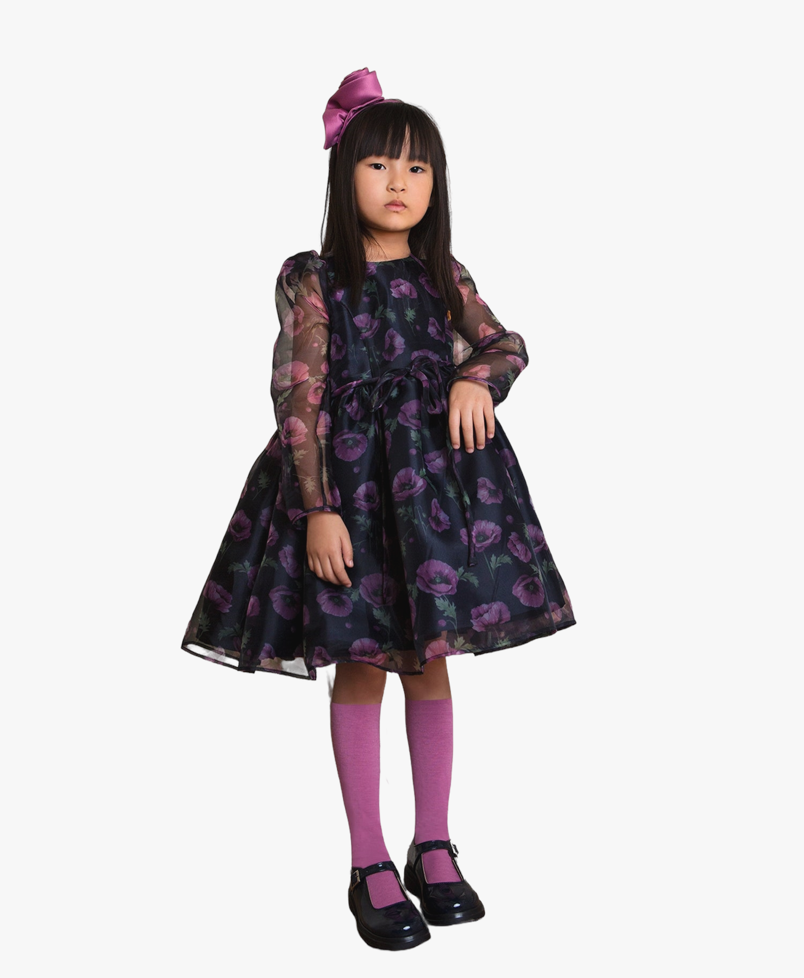 Floral Organza Girls Dress made by Mama Luma