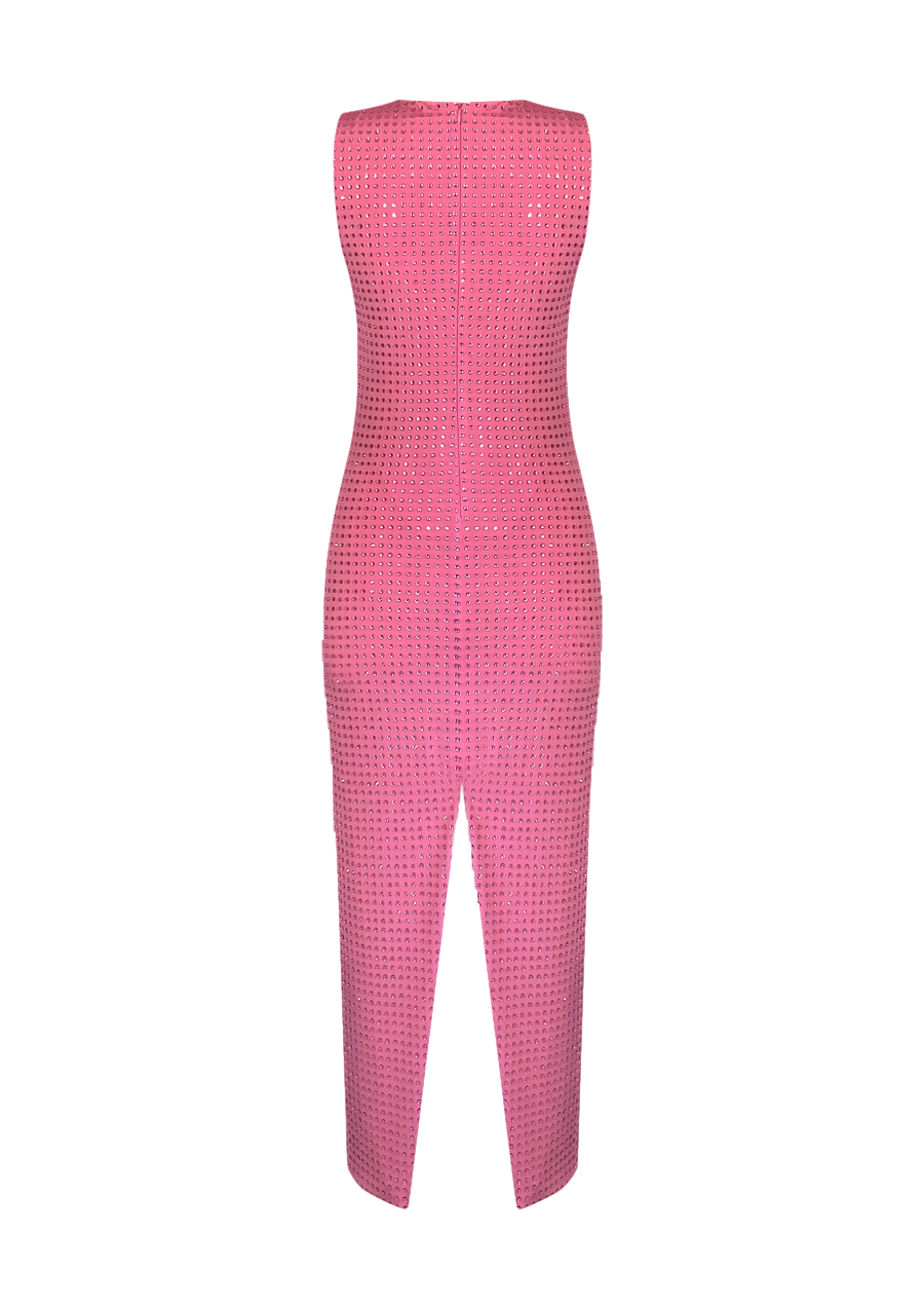 Shop Gigii's Noa Maxi Dress In Pink