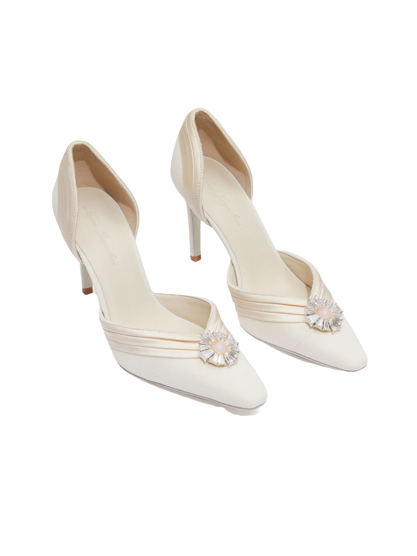 Nana Jacqueline Diana Diamond Heels (white) (final Sale)