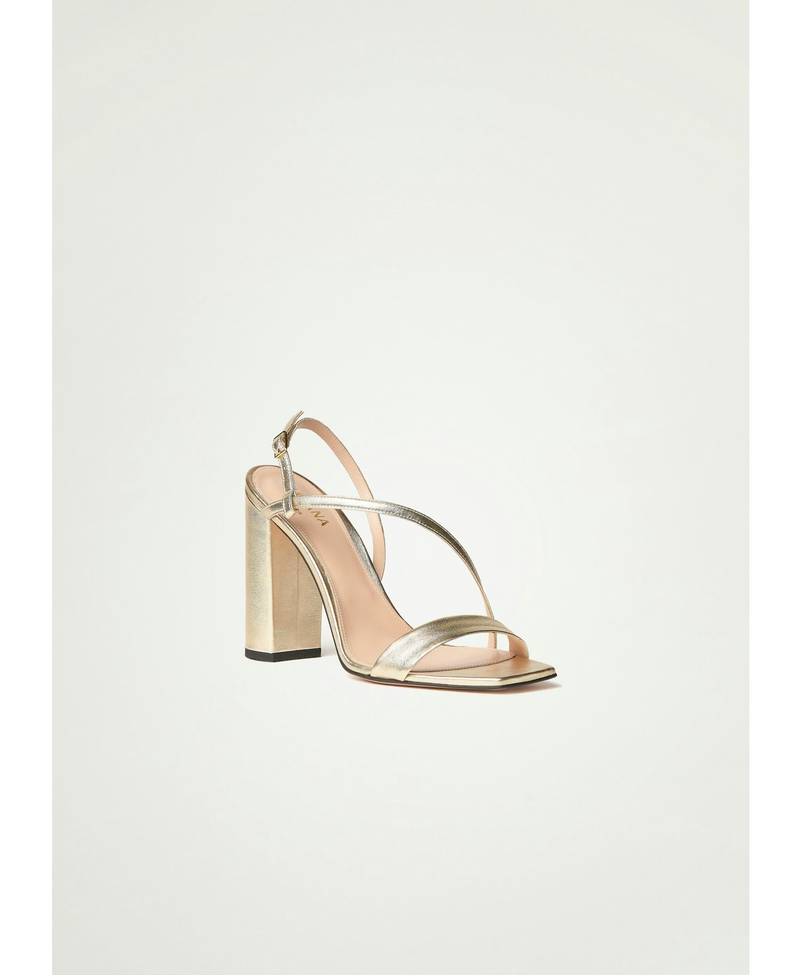 Kaia Sandals in Gold made by Miyana Berlin