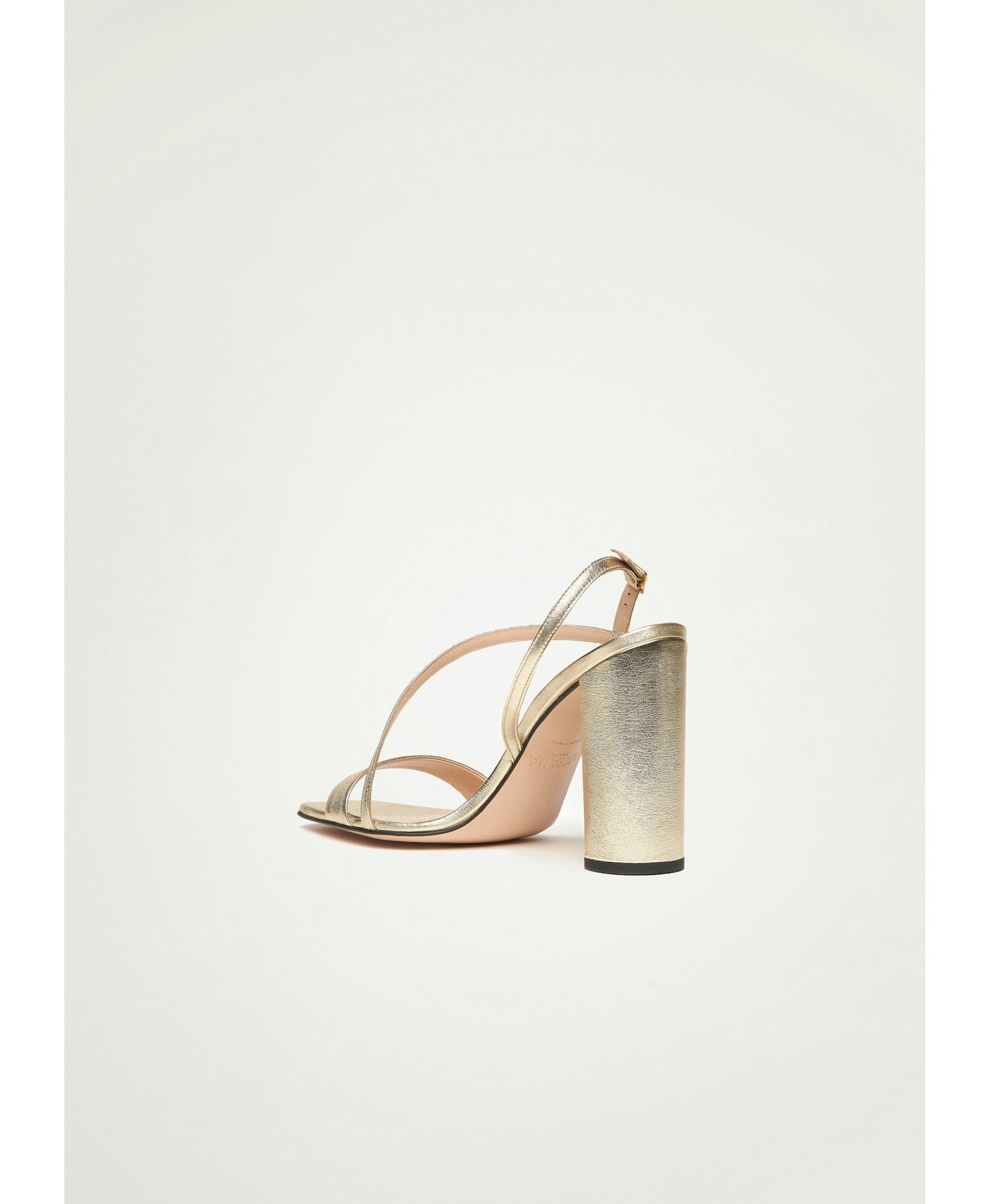 Kaia Sandals in Gold made by Miyana Berlin