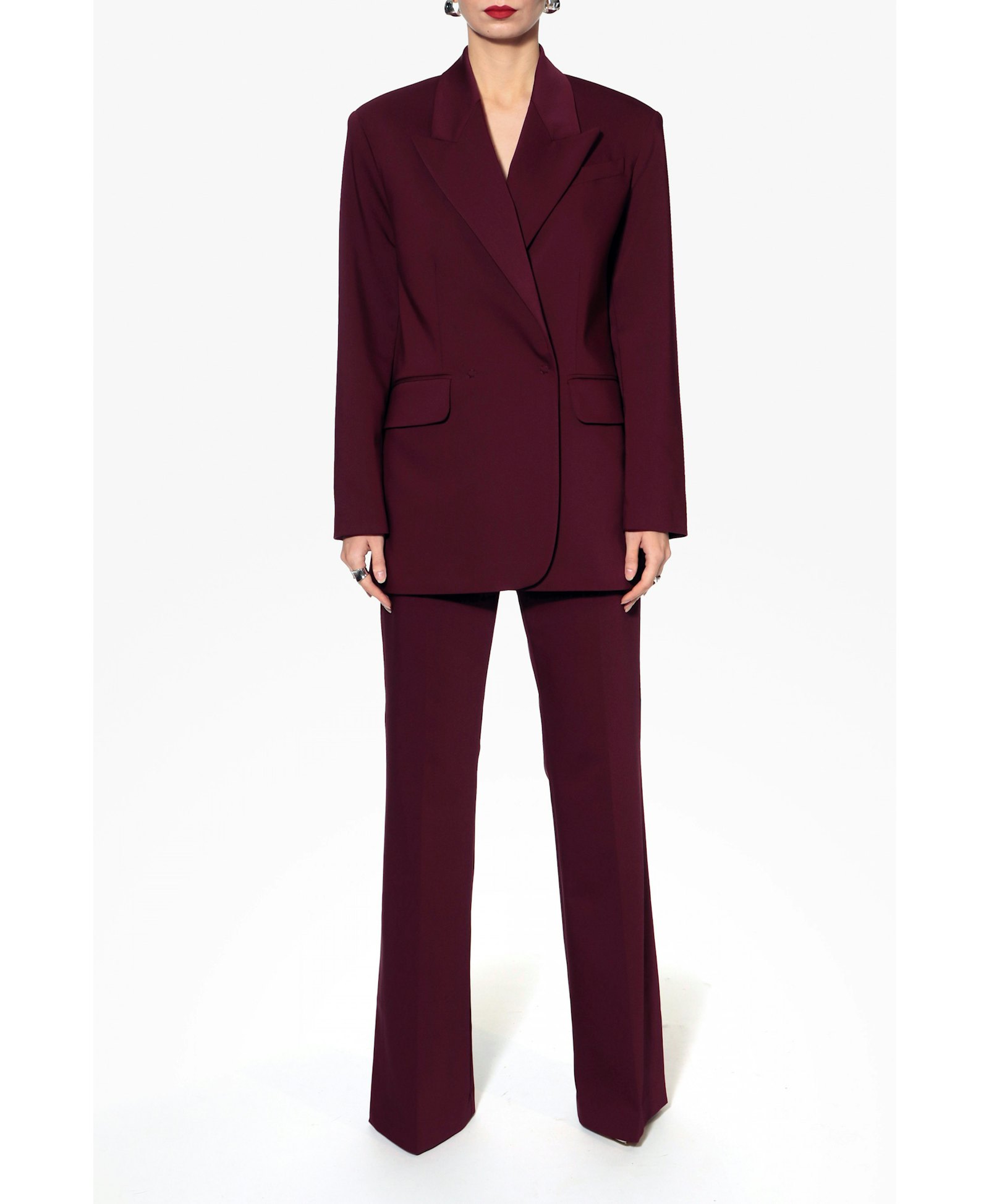 Blazer Blair Burgundy Wine made by HALEWSKI