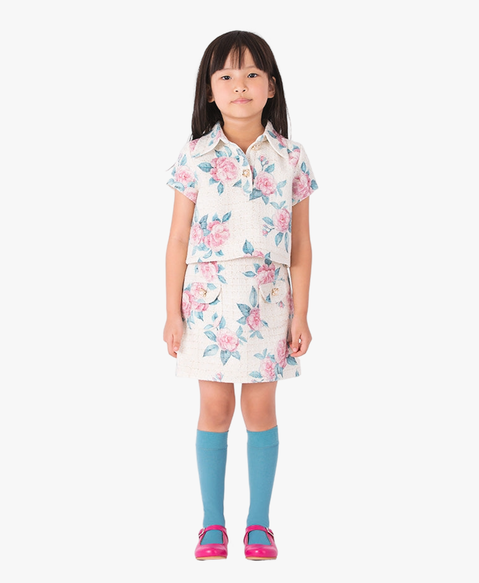 Tweed Pearl Girls Outfit | 2 Pieces made by Mama Luma