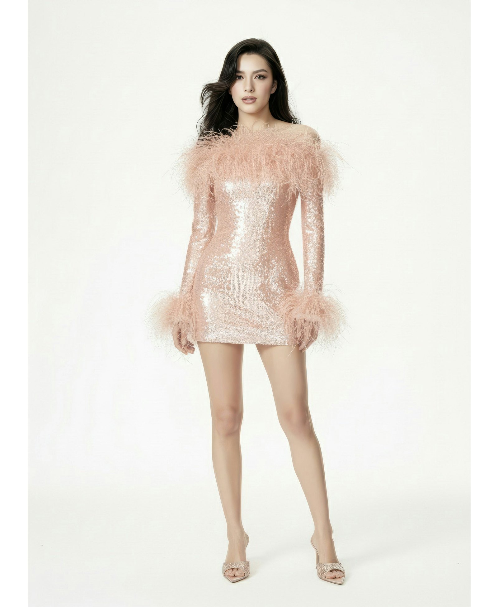 Ariella Sequin Mini Dress made by Nana Jacqueline