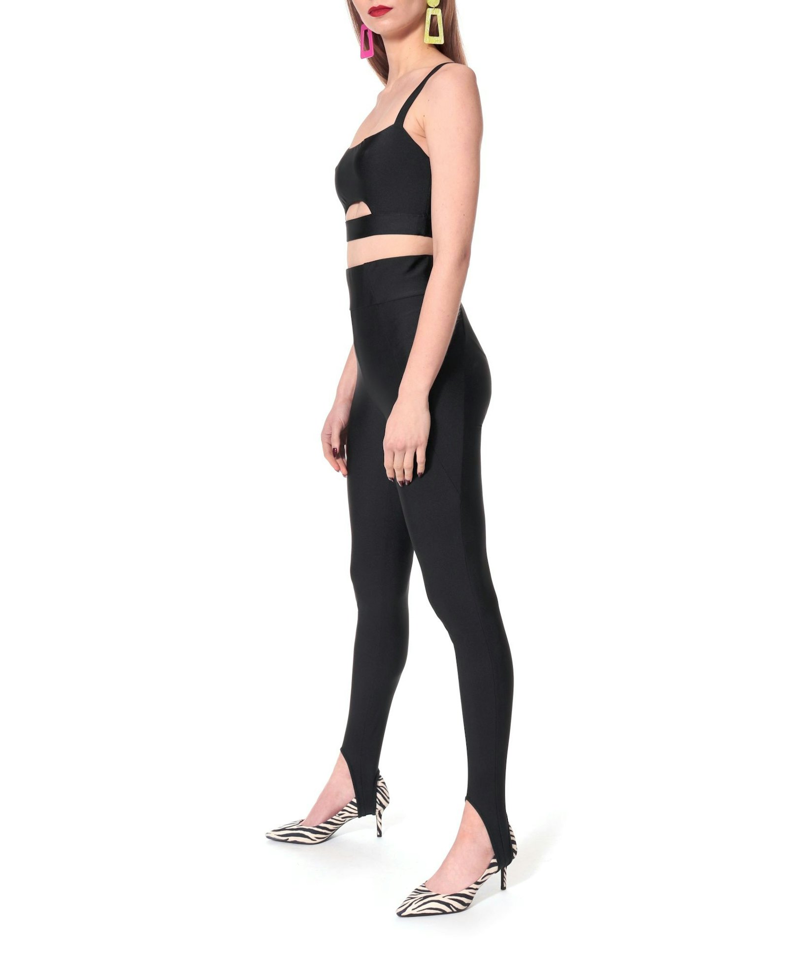 Pants Gia Background Black made by HALEWSKI