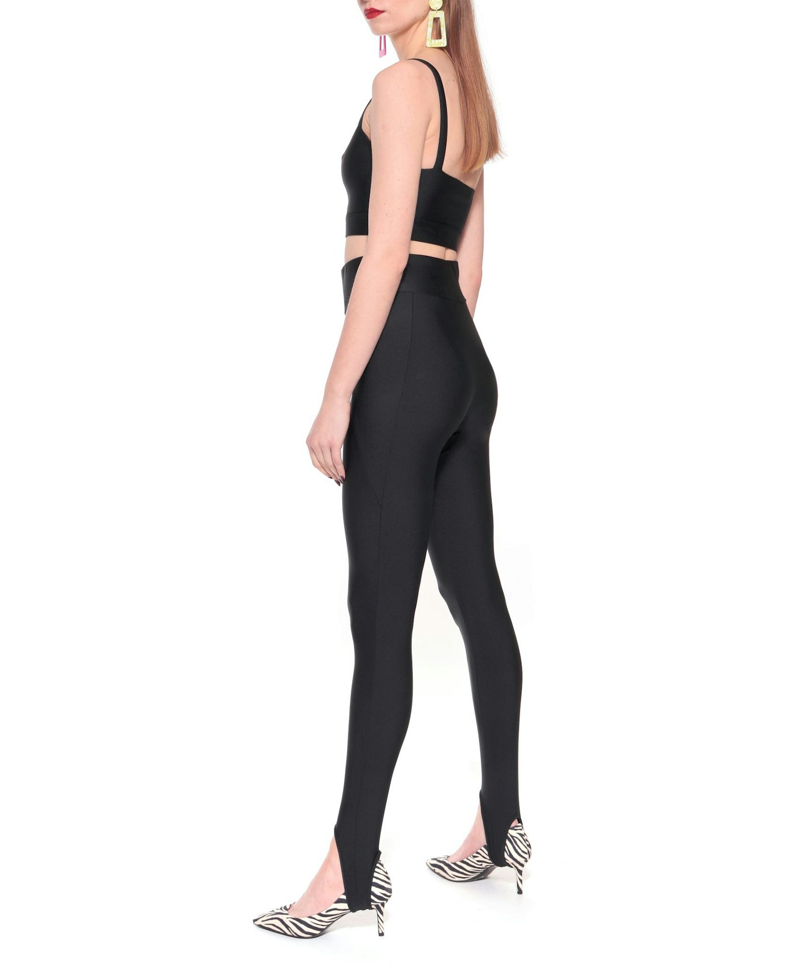 Pants Gia Background Black made by HALEWSKI