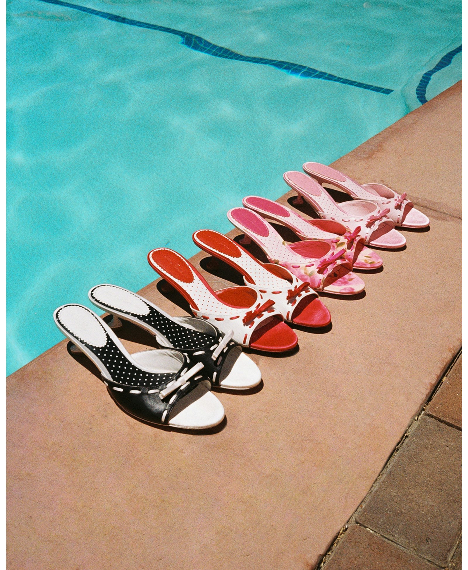 Paulina Bow Heels (Rose) (Final Sale) in Pink made by Nana Jacqueline