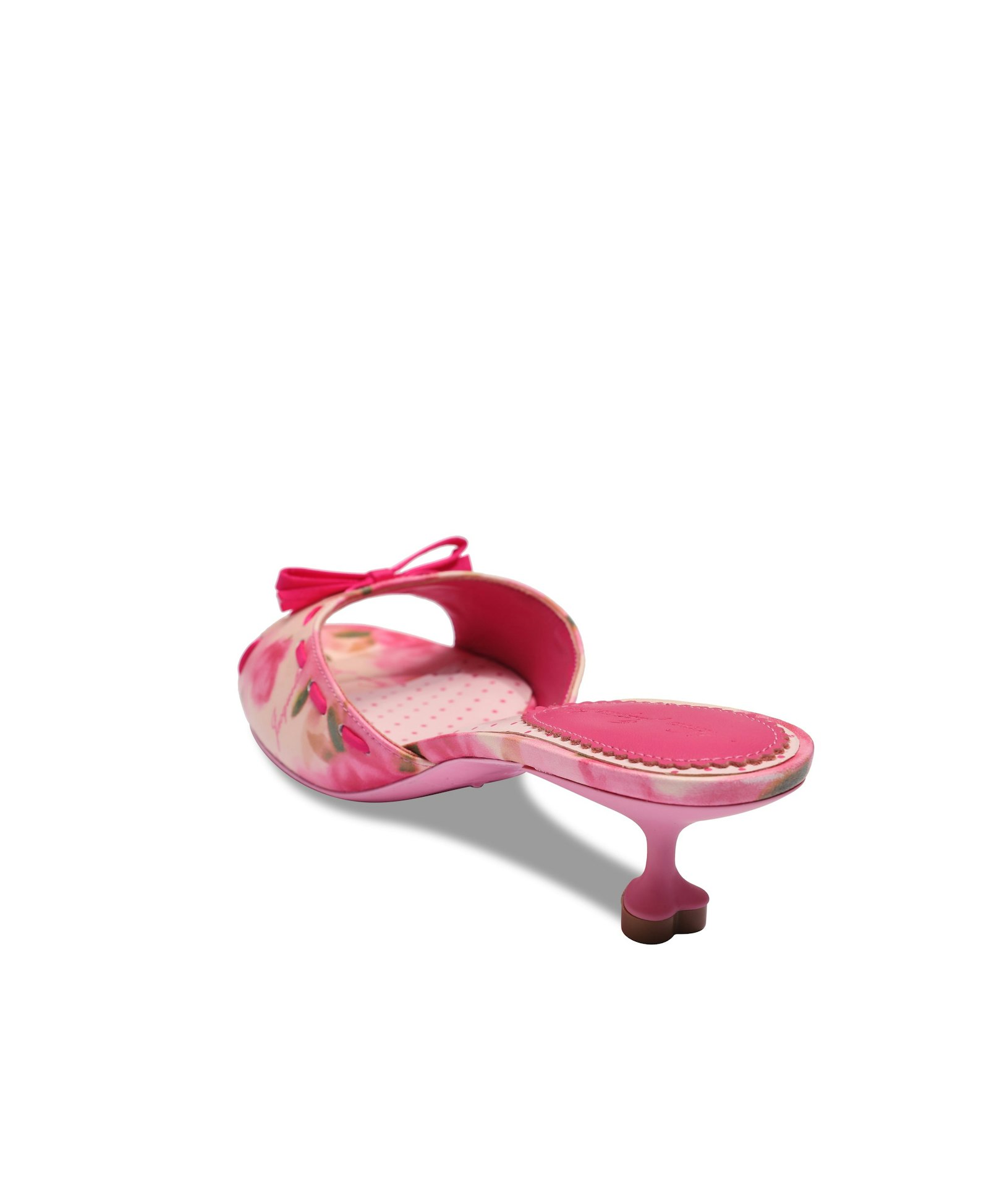Paulina Bow Heels (Rose) (Final Sale) in Pink made by Nana Jacqueline