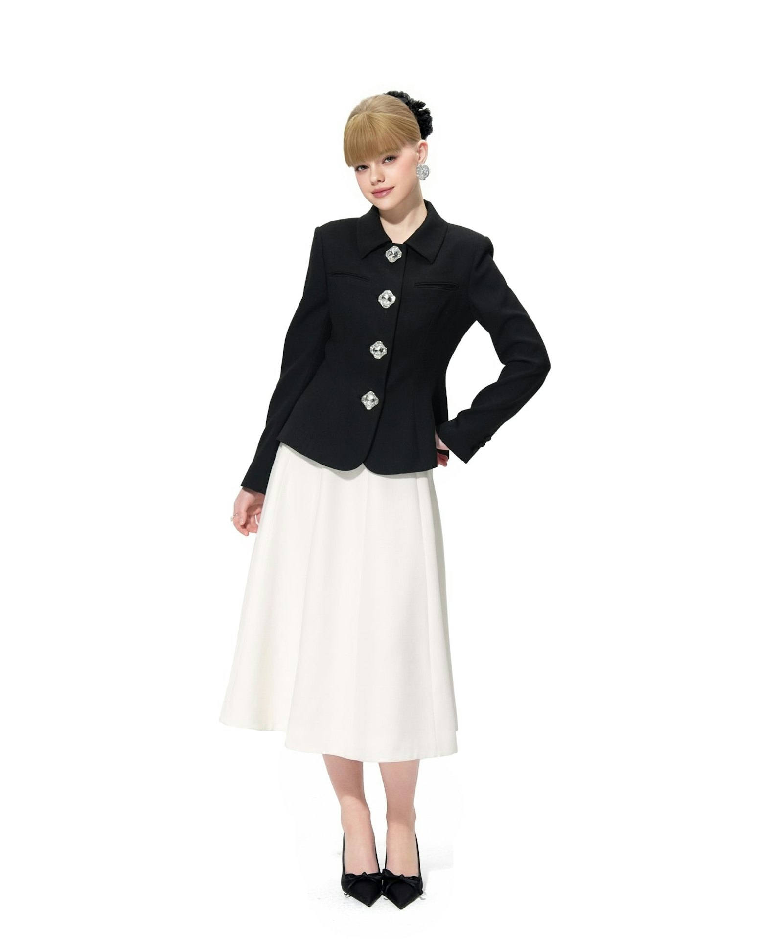 Vanessa Blazer (Black) made by Nana Jacqueline