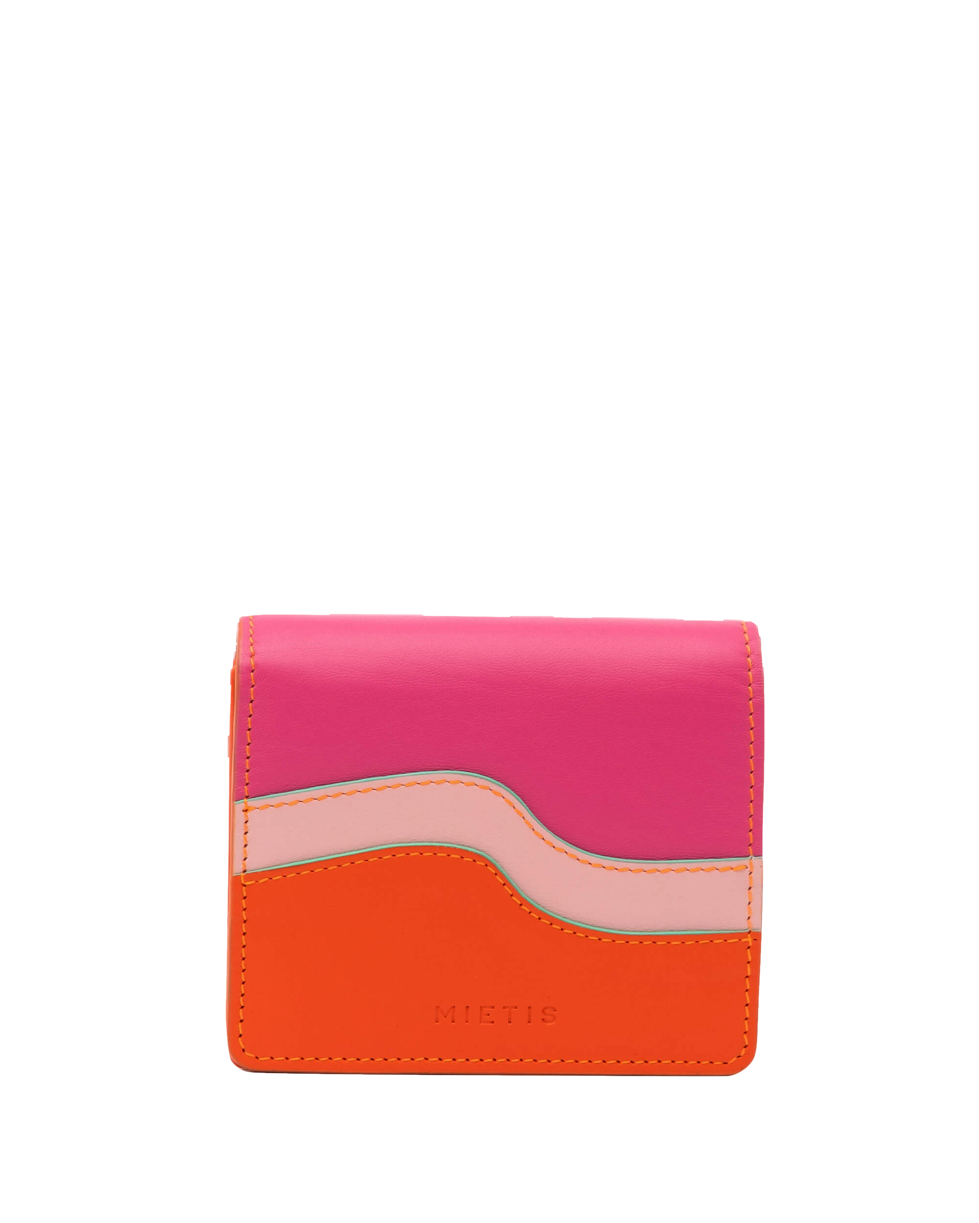 Mietis Waves Wallet Fuchsia / Orange In Multi Color