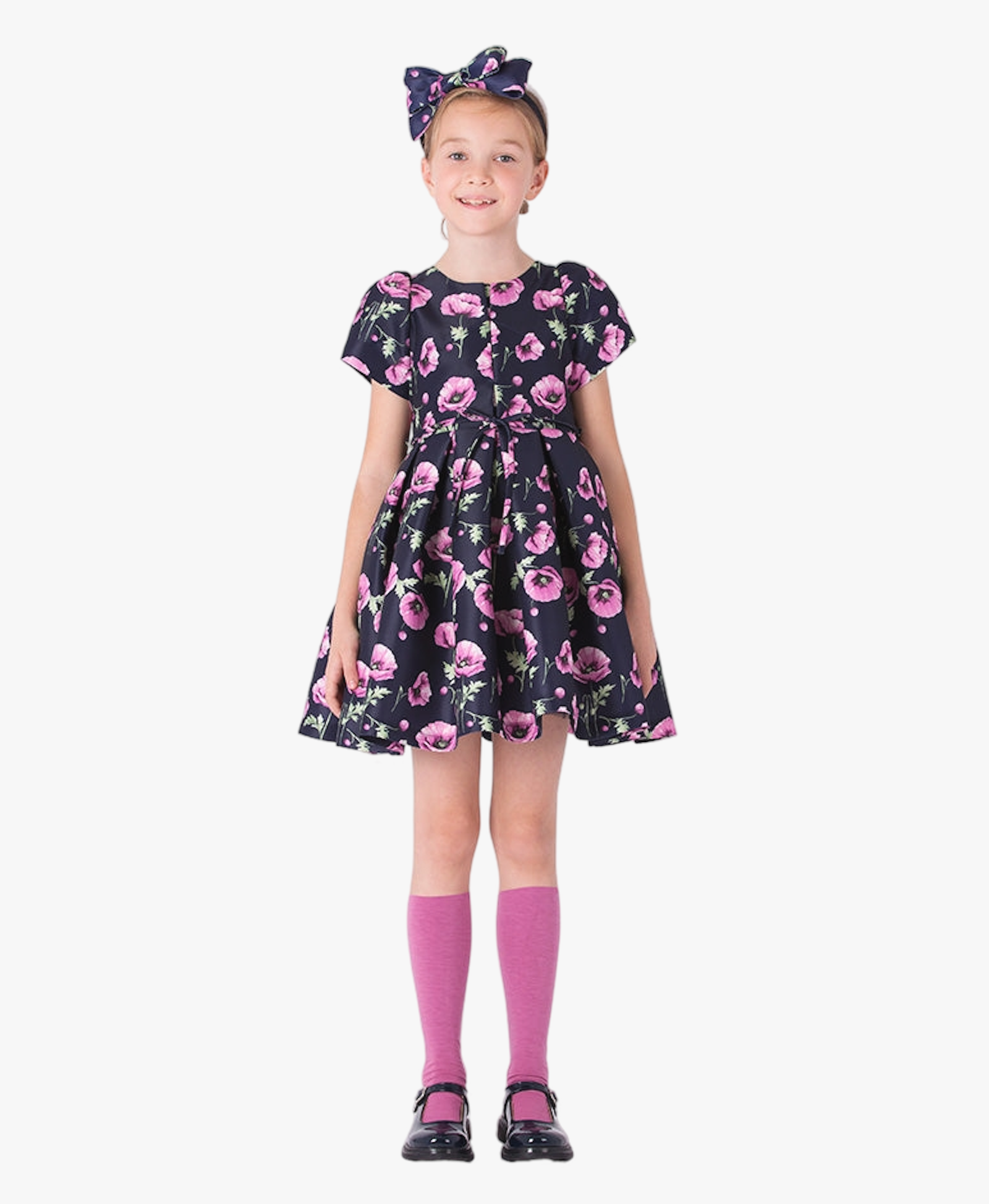 Orchid Valley Girls Dress made by Mama Luma