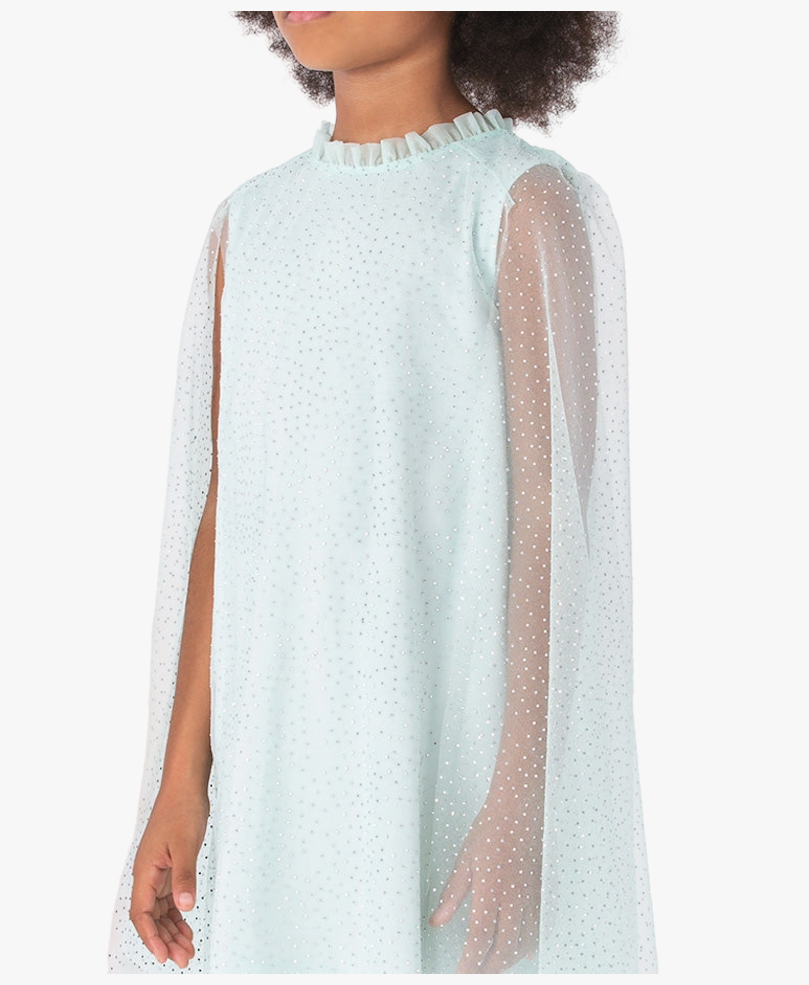 Sparkle Cape Girls Dress made by Mama Luma