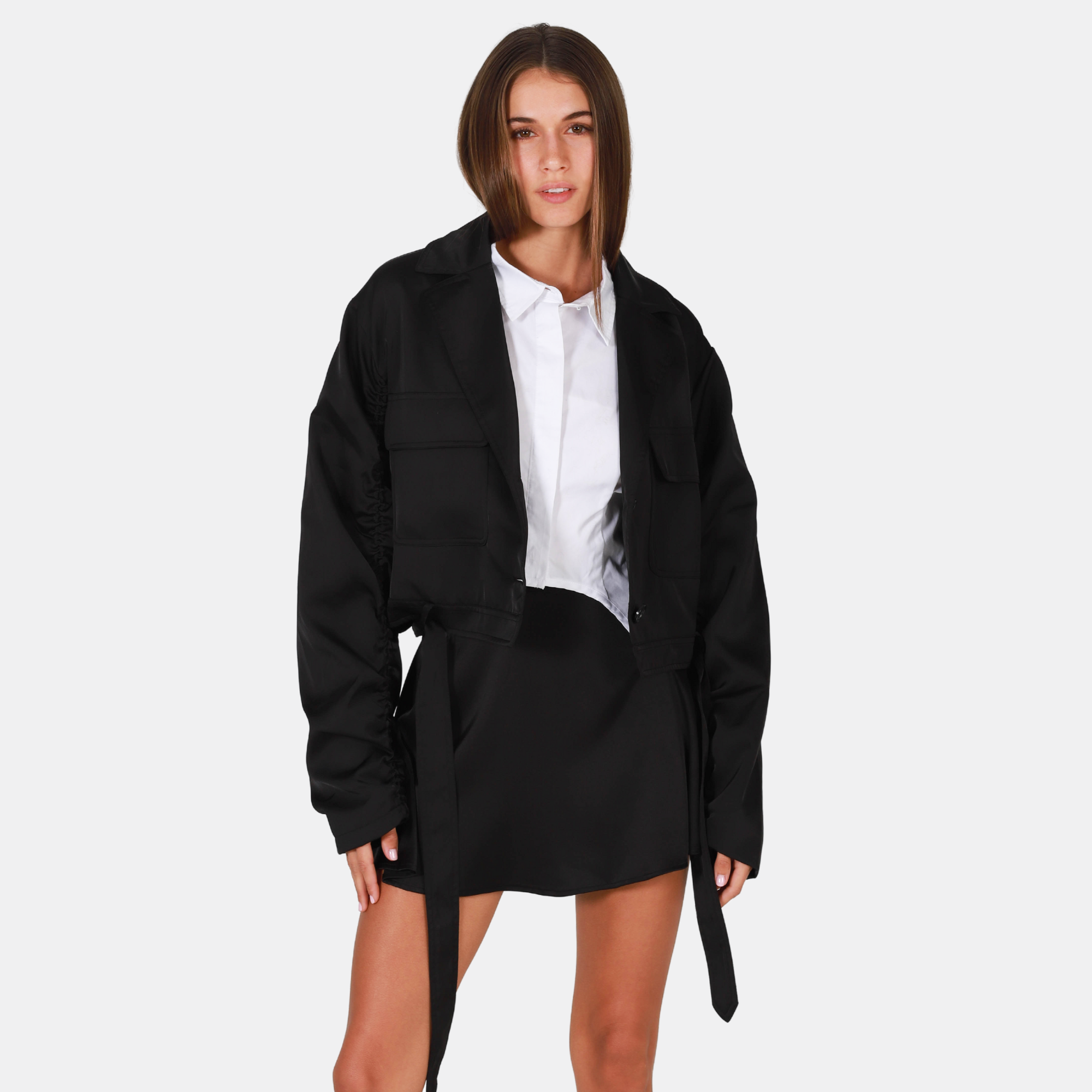 Shop Ow Collection Vegas Satin Jacket