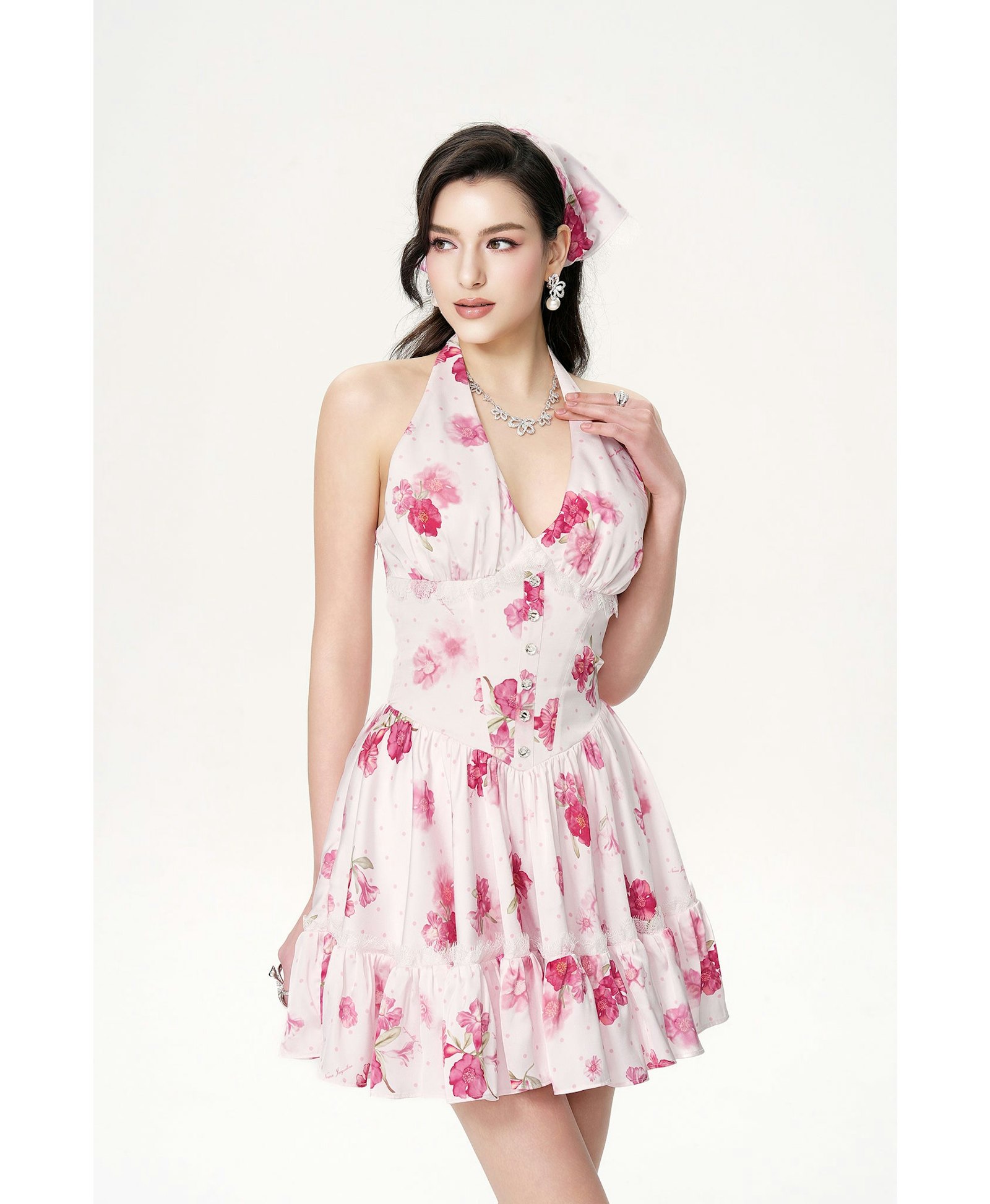 Rosaline Dress (Pink) made by Nana Jacqueline