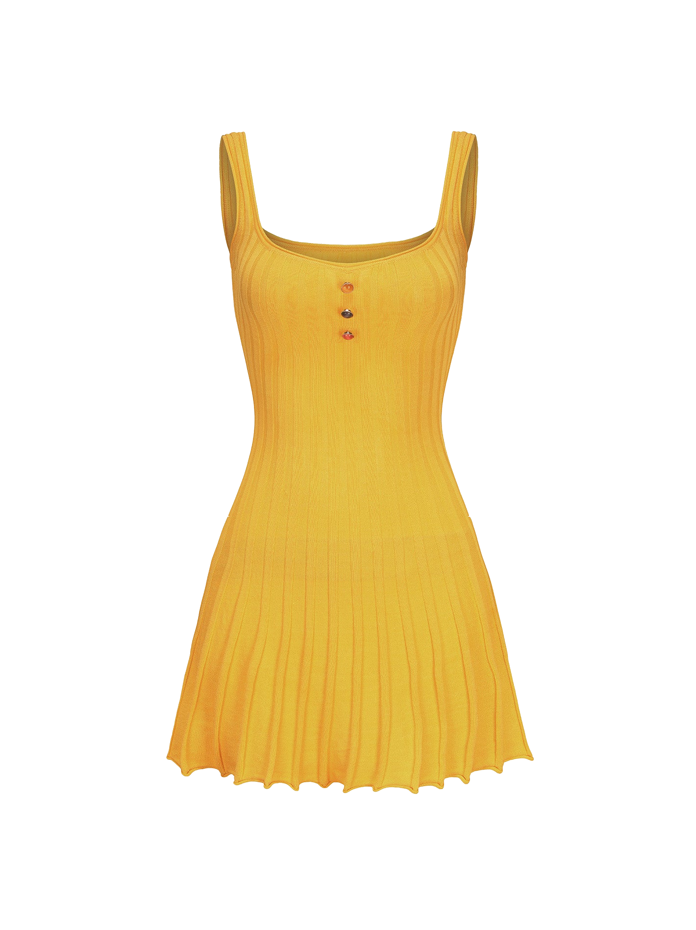 NANA JACQUELINE JANELLE KNIT DRESS (YELLOW) 