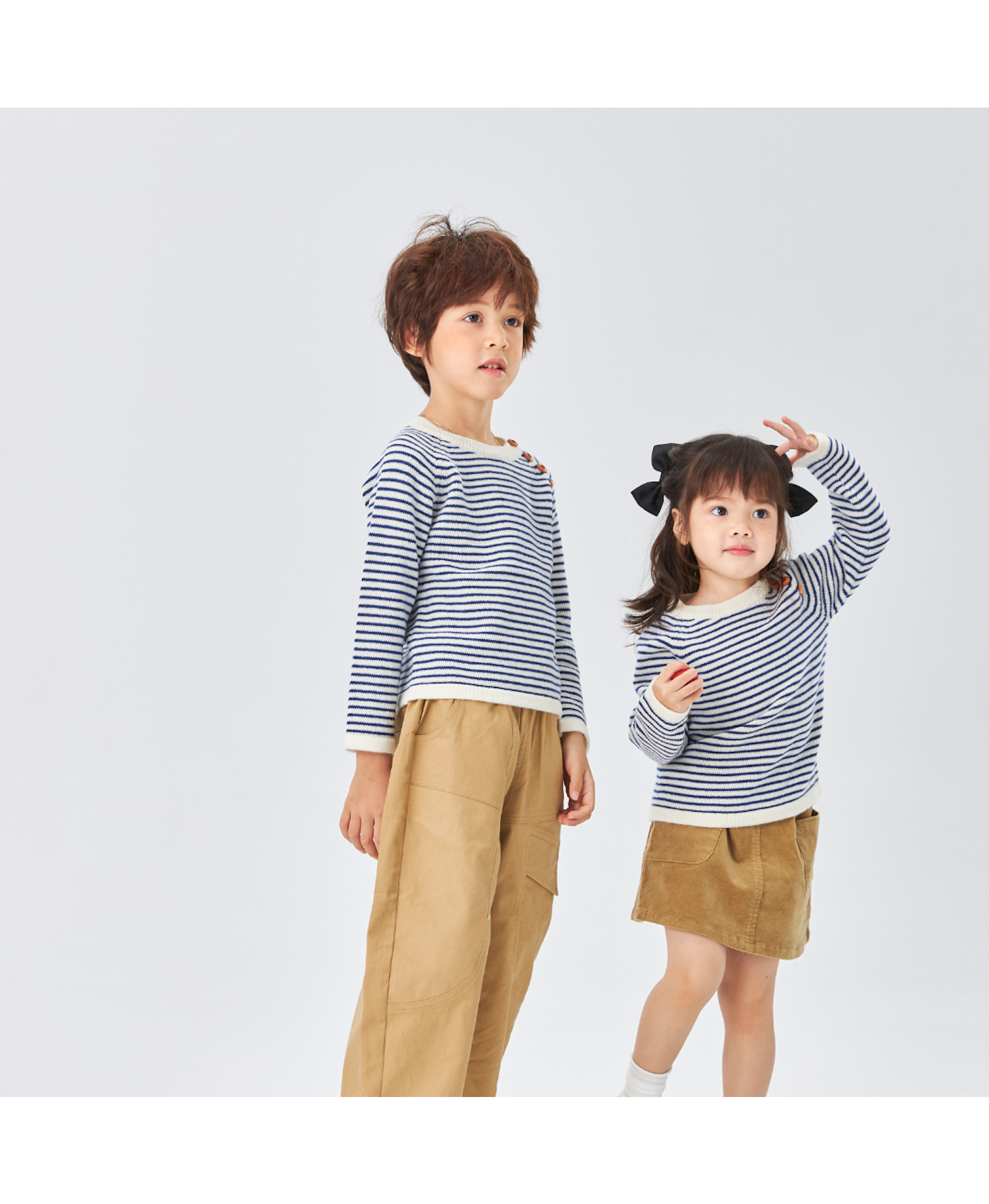 Nautical Navy Blue Striped Merino Wool Jumper made by CozyU