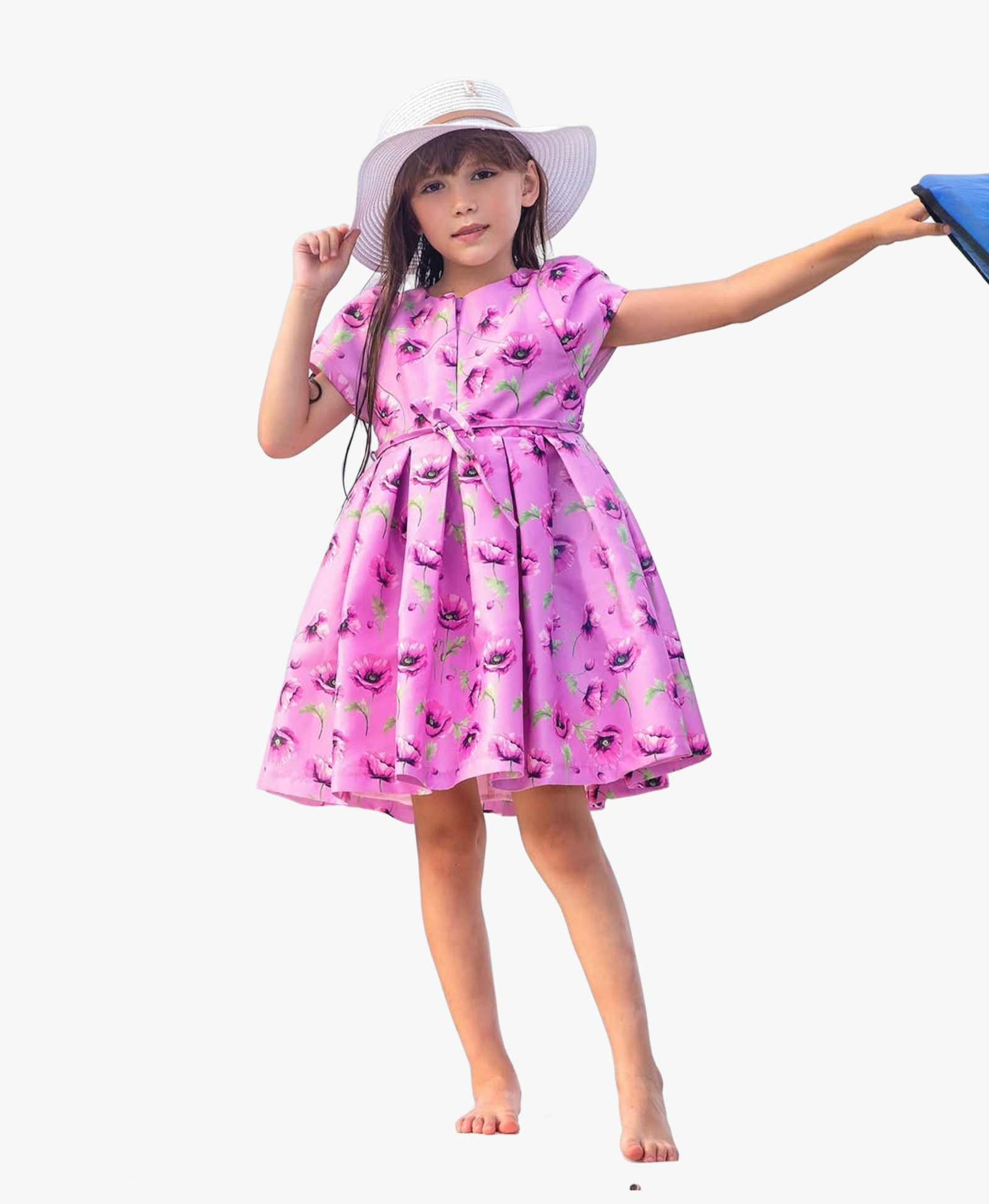 Orchid Valley Girls Dress made by Mama Luma