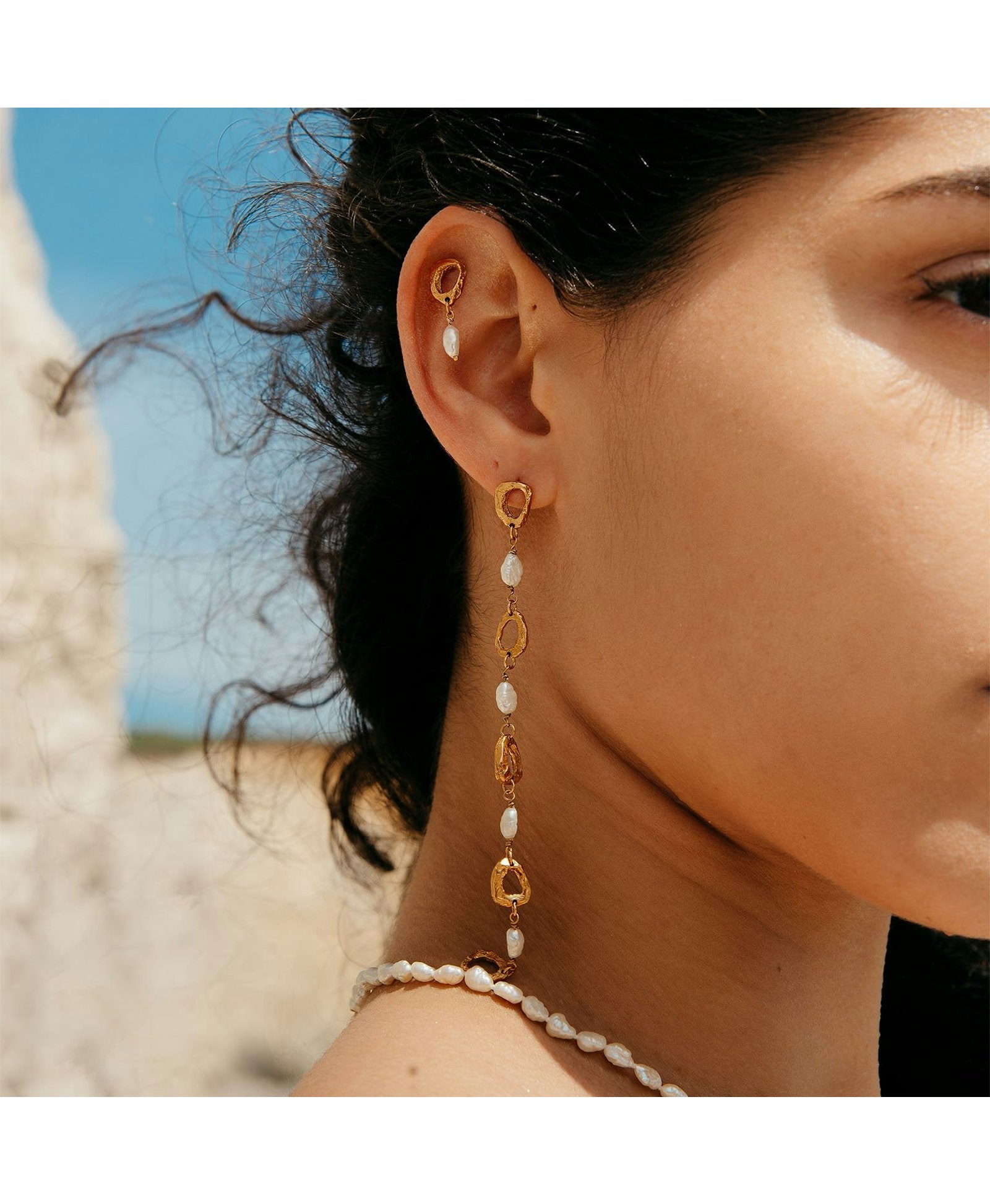 Essene Aurum Earrings made by Loveness Lee