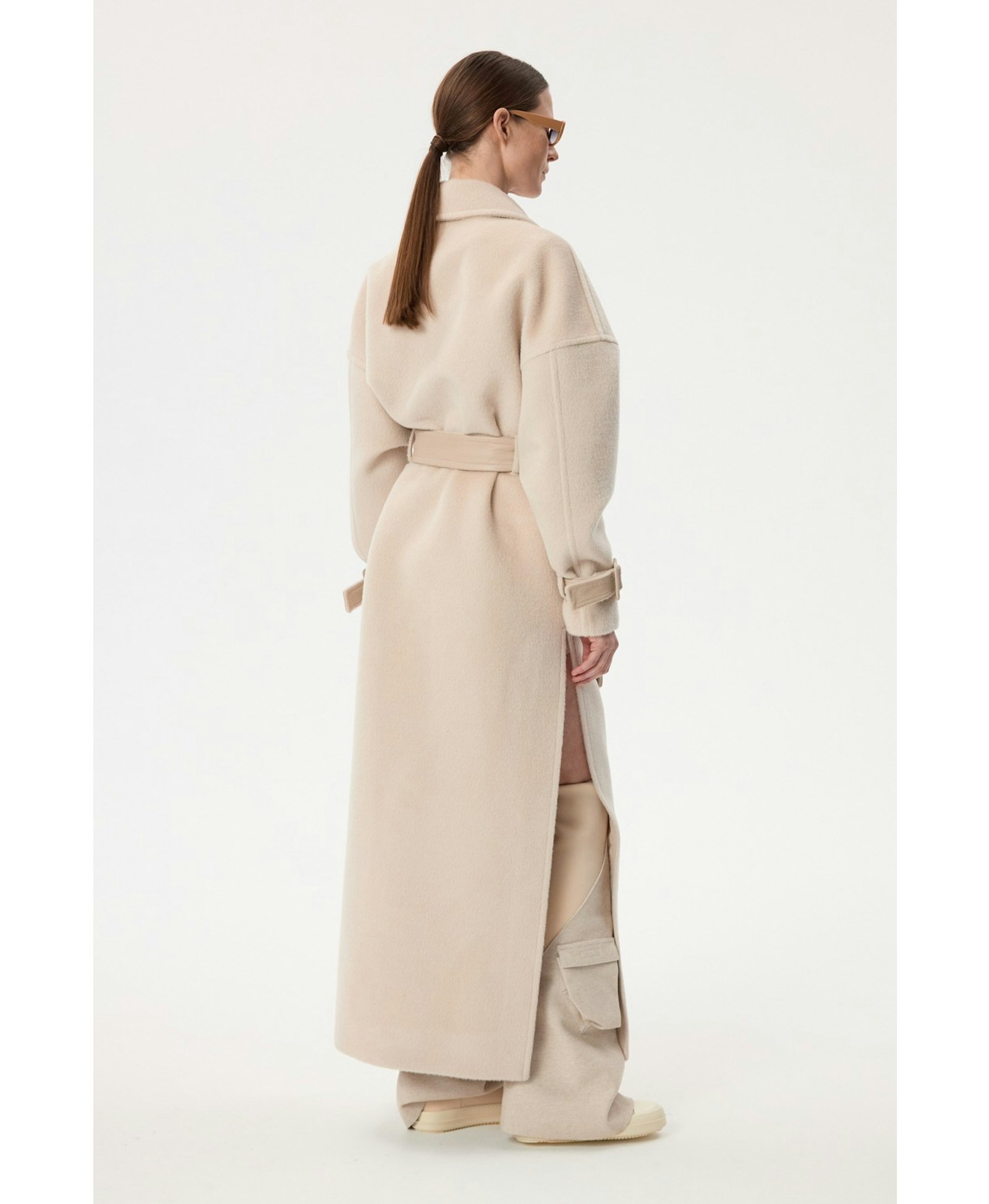 Long Alpaca Coat made by YAVORSKA