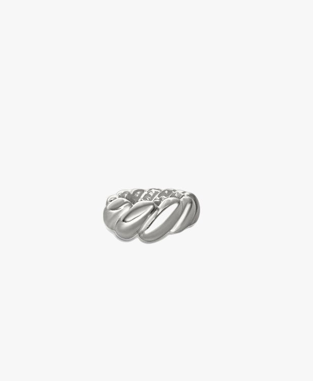 Silver Croissant Ring #0