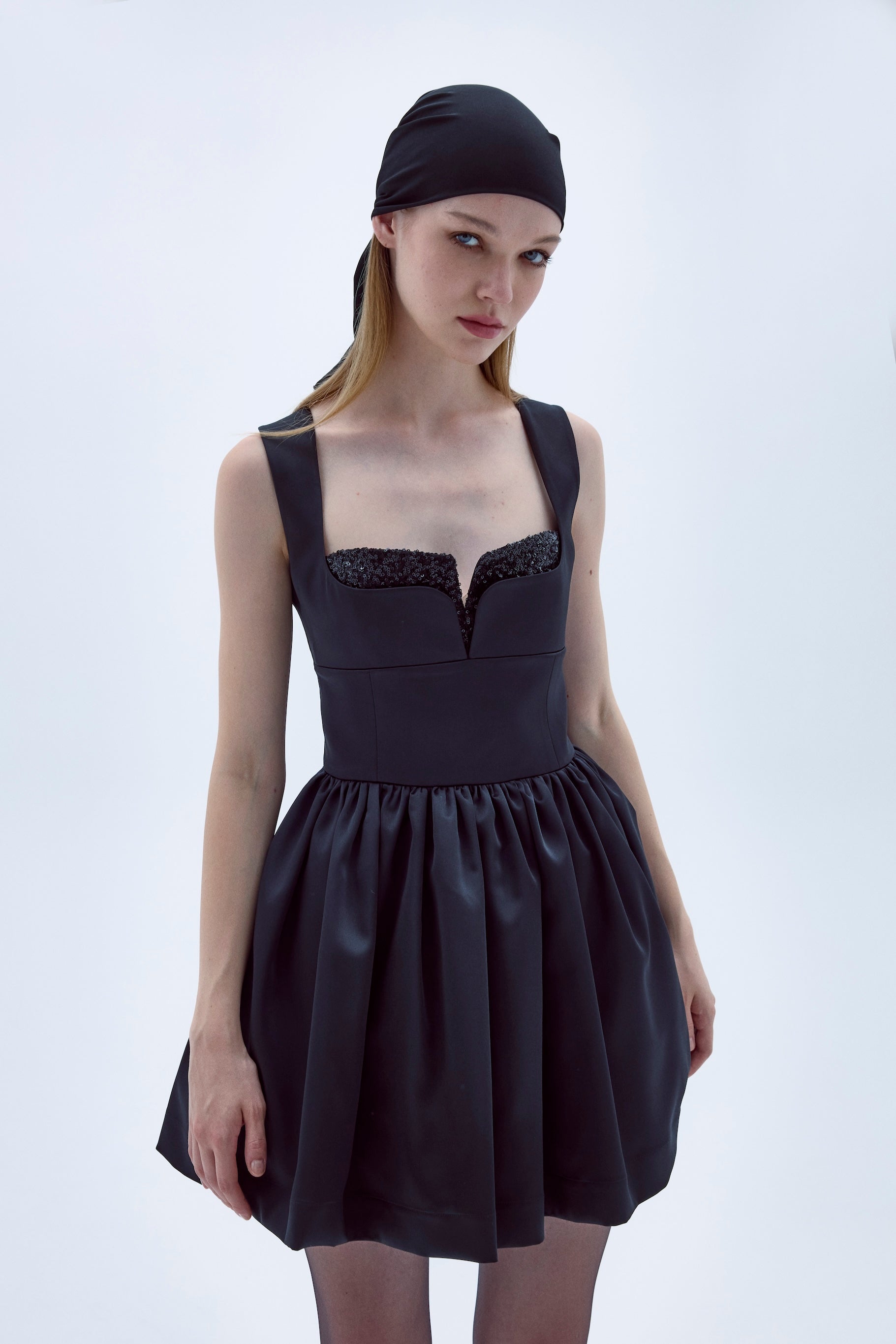 Shop Nazli Ceren Leanne Dress In Black In Ebony