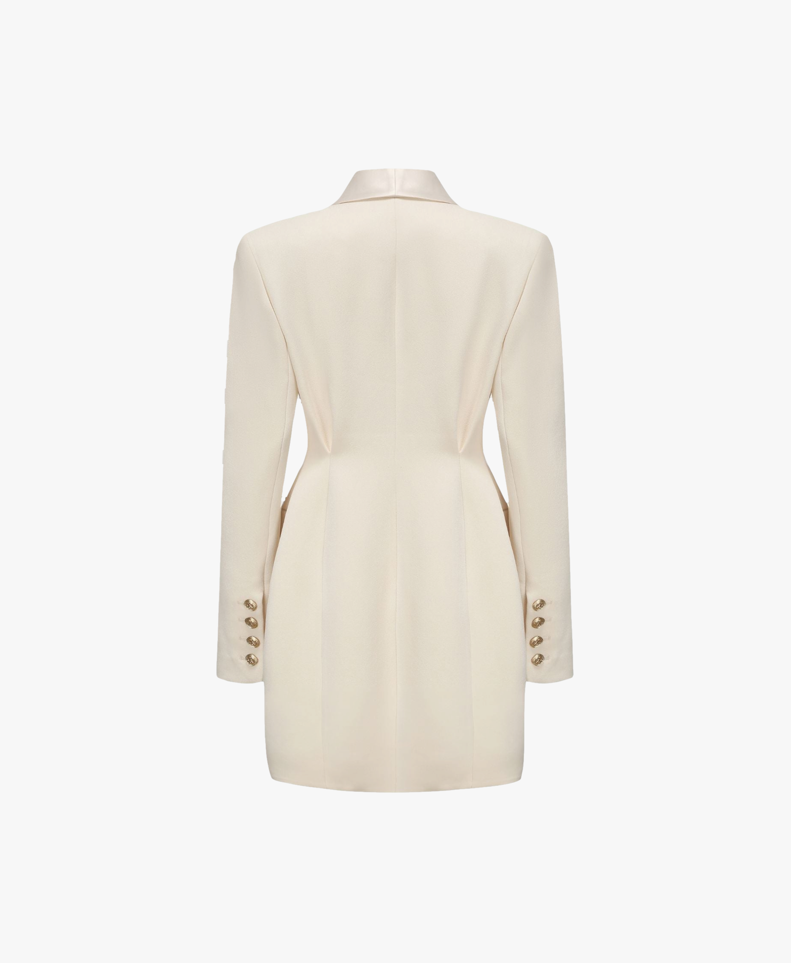 Sasha Suit Jacket (White) in White made by Nana Jacqueline